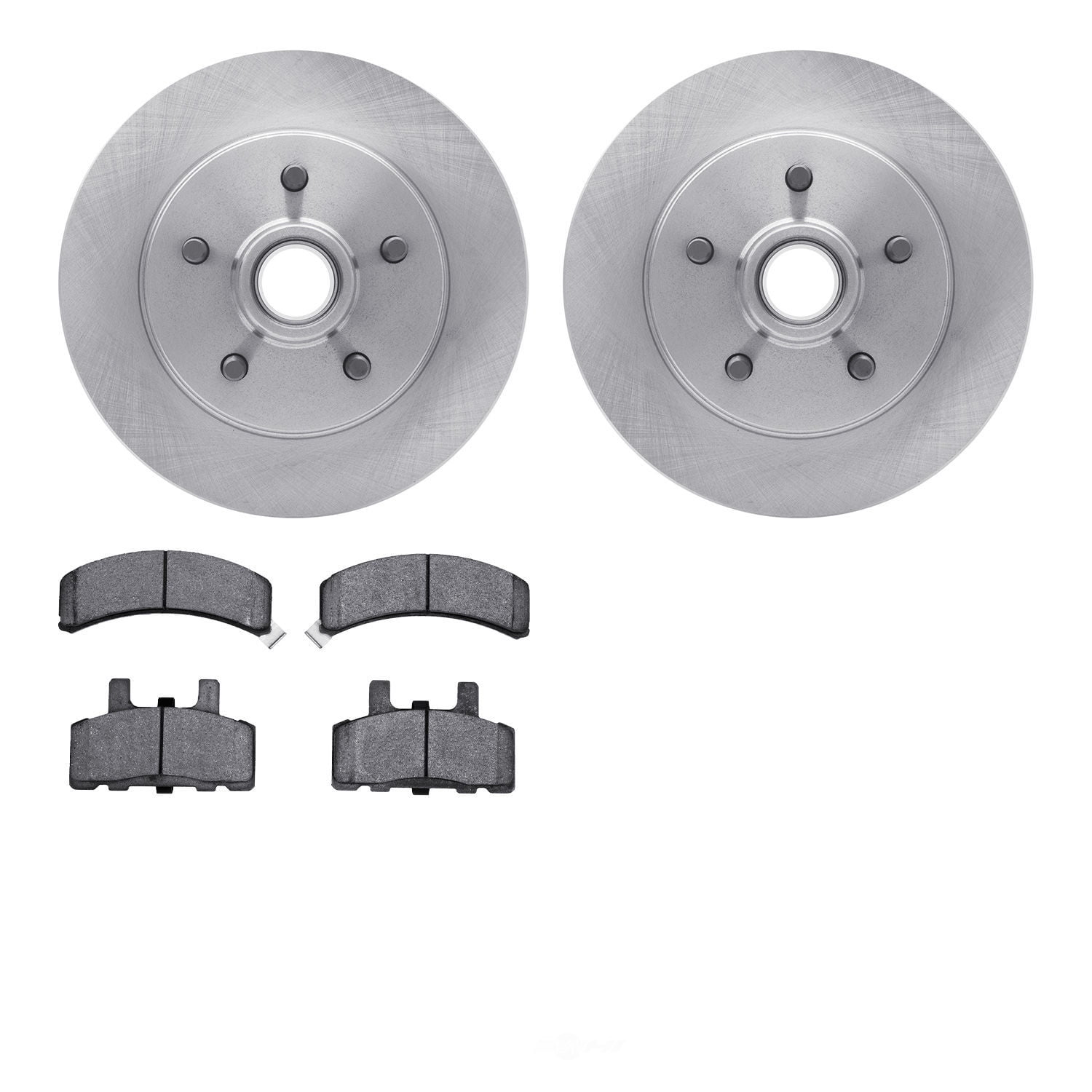 Dynamic Friction Company 6502-48126 DFC Brake Rotor with 5000 Advanced Brake Pads
