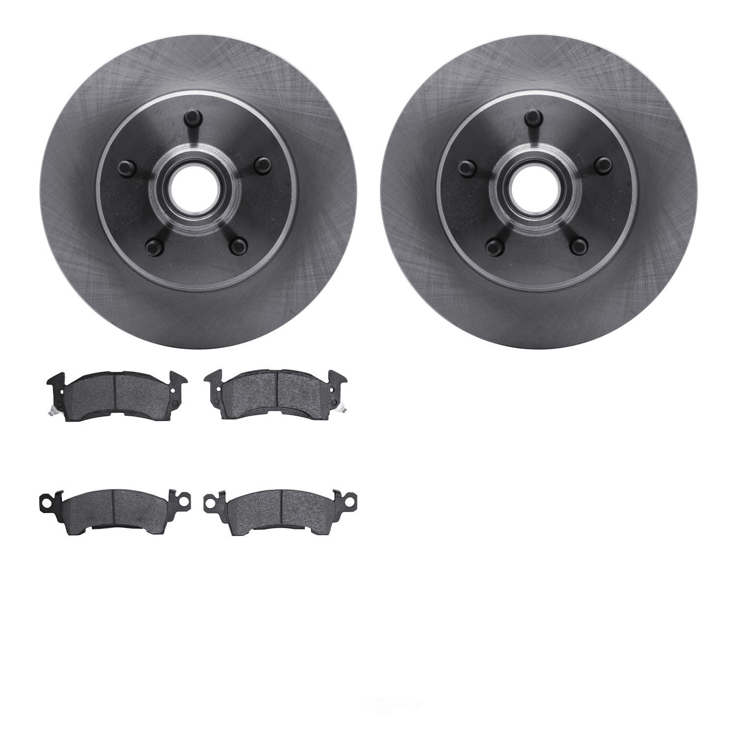 Dynamic Friction Company 6502-48147 DFC Brake Rotor with 5000 Advanced Brake Pads