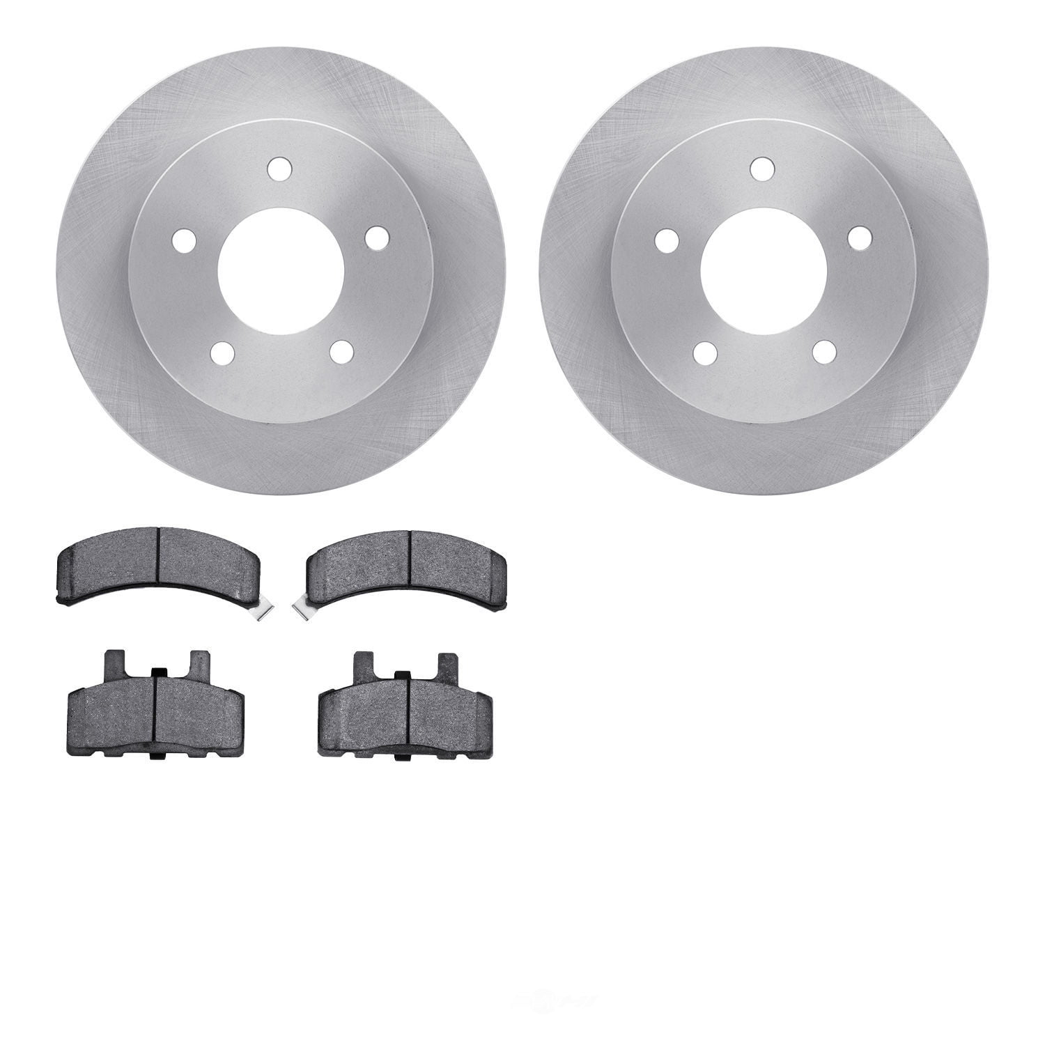 Dynamic Friction Company 6502-48163 DFC Brake Rotor with 5000 Advanced Brake Pads