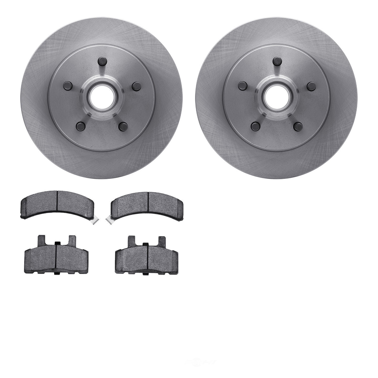 Dynamic Friction Company 6502-48175 DFC Brake Rotor with 5000 Advanced Brake Pads