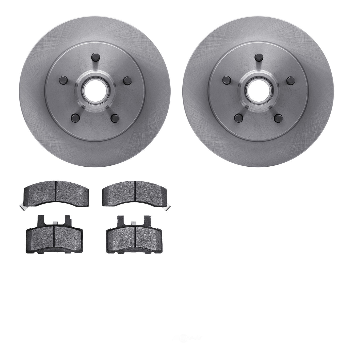 Dynamic Friction Company 6502-48176 DFC Brake Rotor with 5000 Advanced Brake Pads