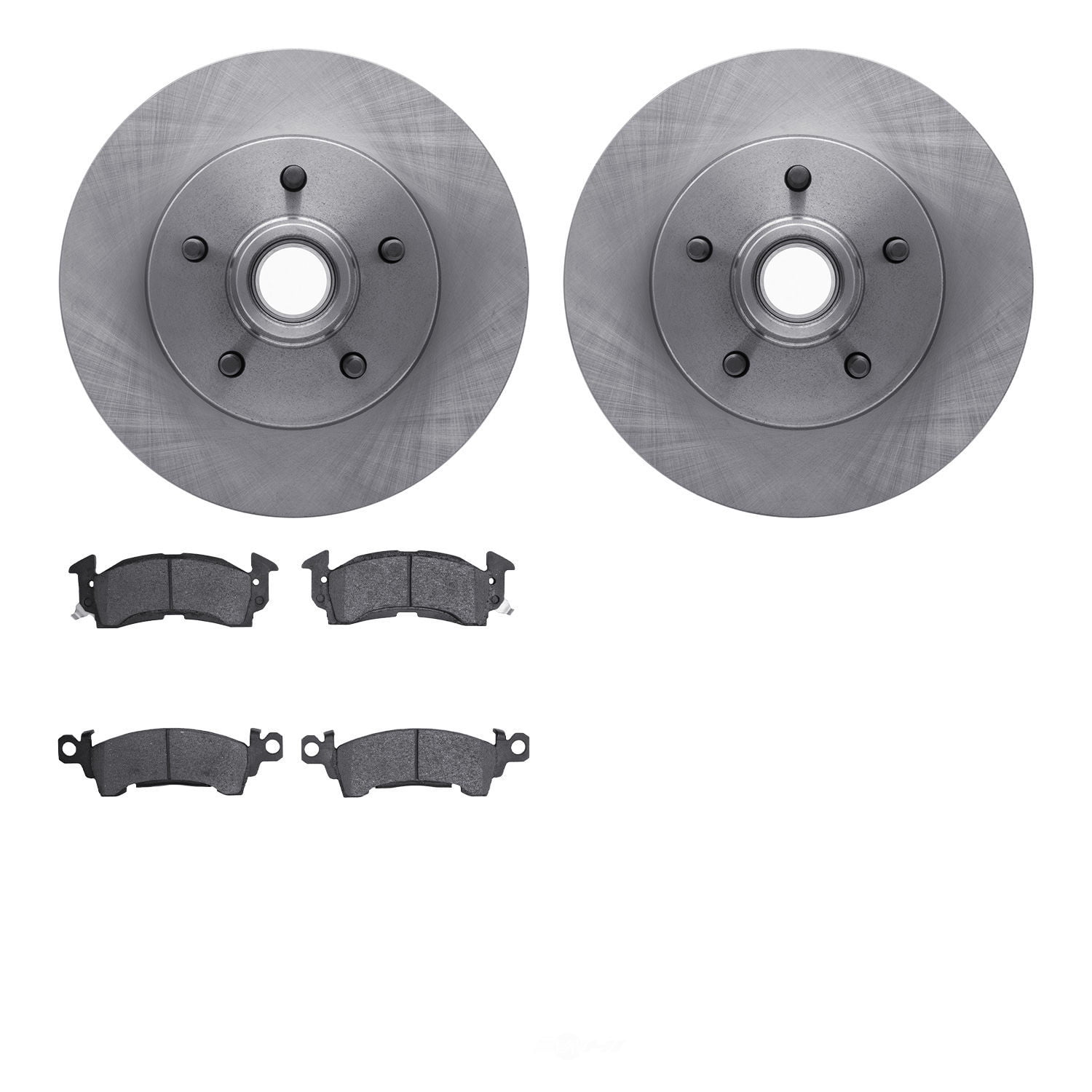 Dynamic Friction Company 6502-48186 DFC Brake Rotor with 5000 Advanced Brake Pads