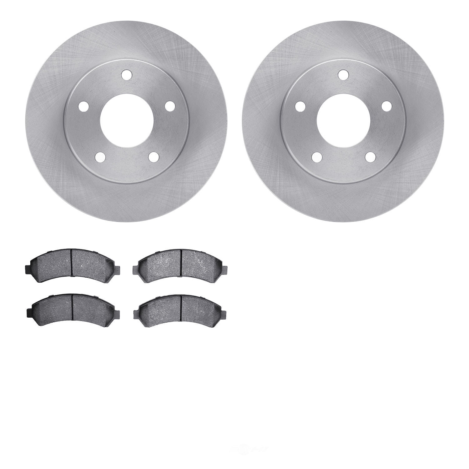 Dynamic Friction Company 6502-48219 DFC Brake Rotor with 5000 Advanced Brake Pads