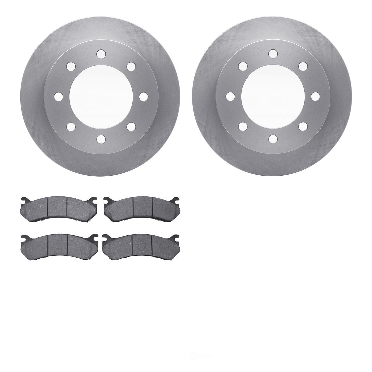 Dynamic Friction Company 6502-48243 DFC Brake Rotor with 5000 Advanced Brake Pads