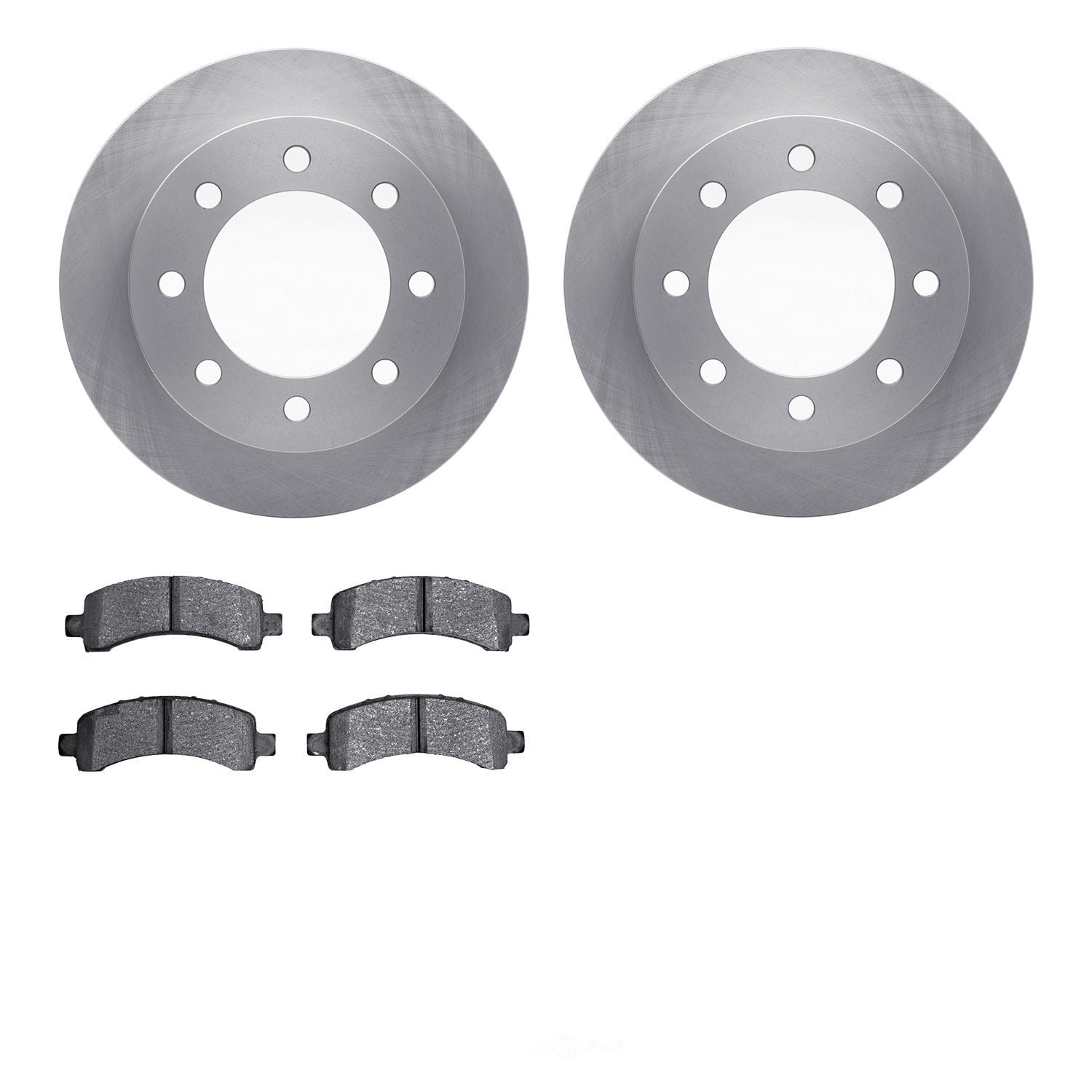 Dynamic Friction Company 6502-48244 DFC Brake Rotor with 5000 Advanced Brake Pads