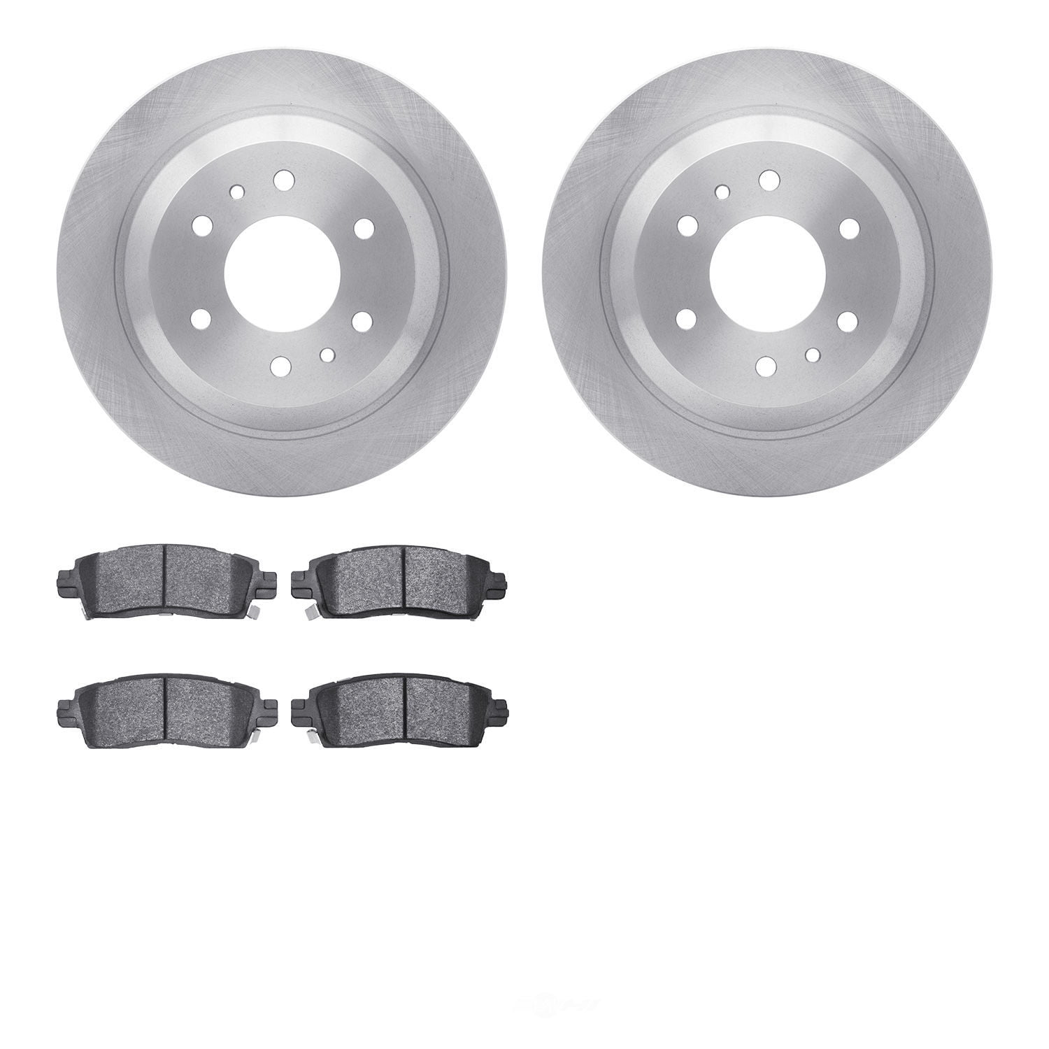 Dynamic Friction Company 6502-48268 DFC Brake Rotor with 5000 Advanced Brake Pads