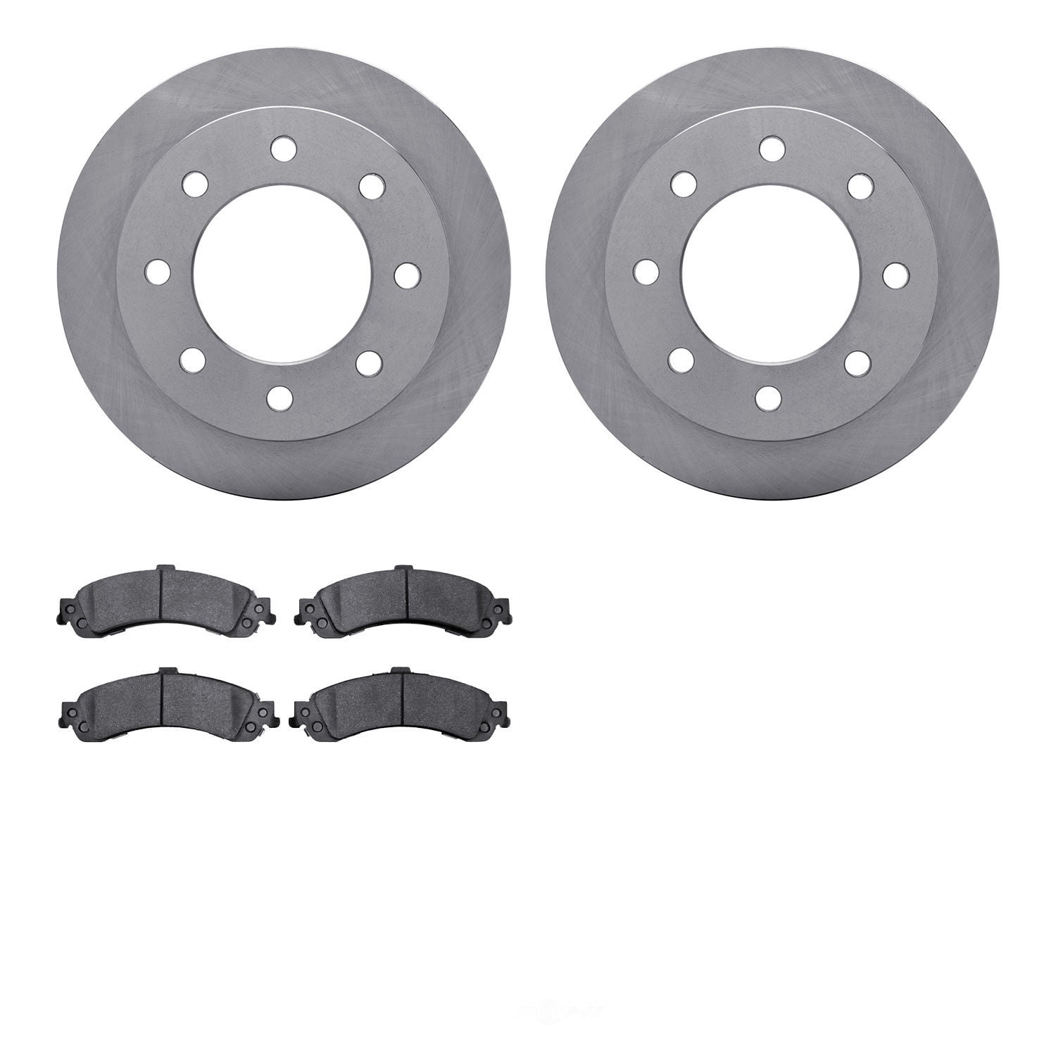 Dynamic Friction Company 6502-48283 DFC Brake Rotor with 5000 Advanced Brake Pads