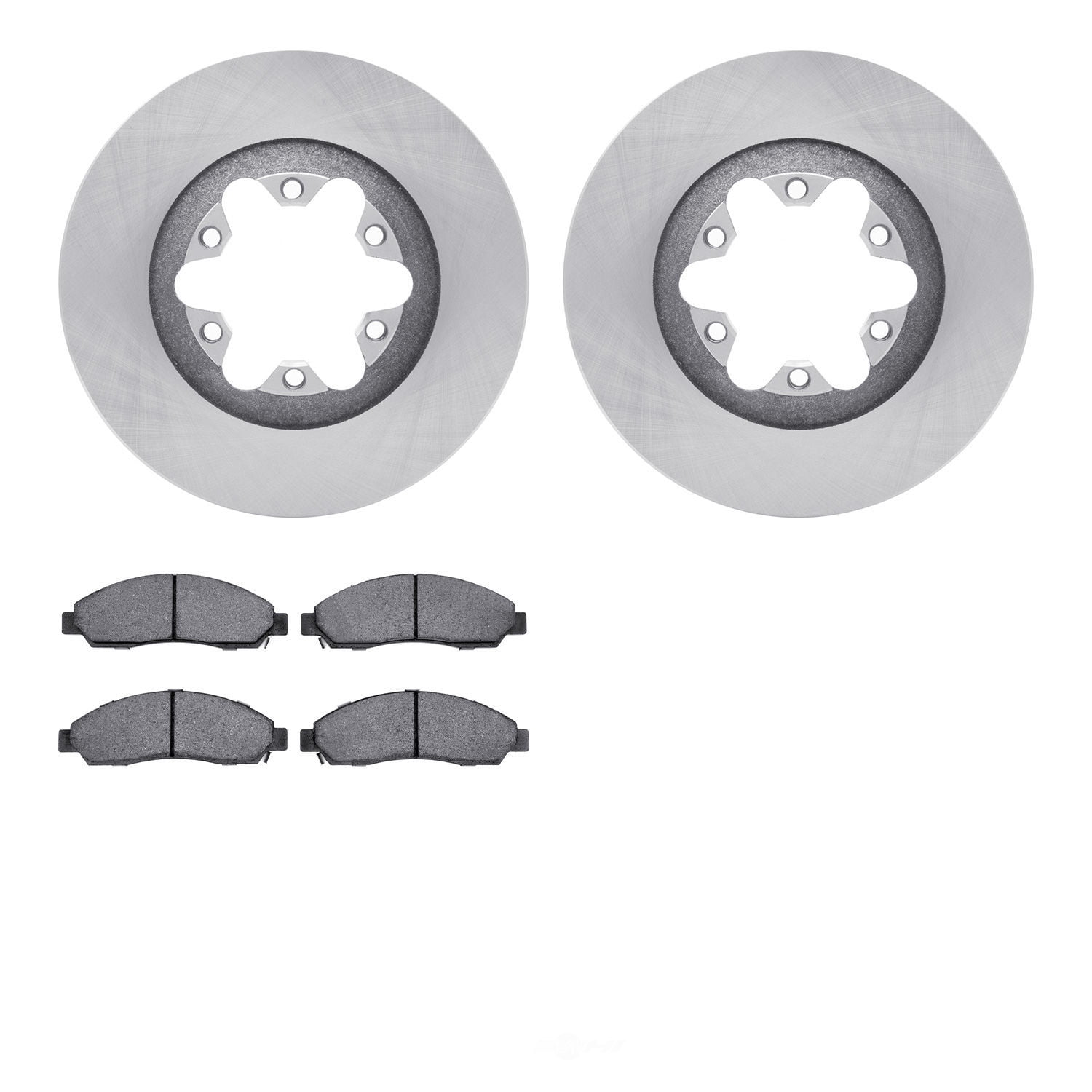 Dynamic Friction Company 6502-48288 DFC Brake Rotor with 5000 Advanced Brake Pads