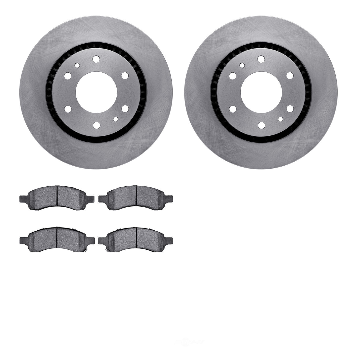 Dynamic Friction Company 6502-48306 DFC Brake Rotor with 5000 Advanced Brake Pads