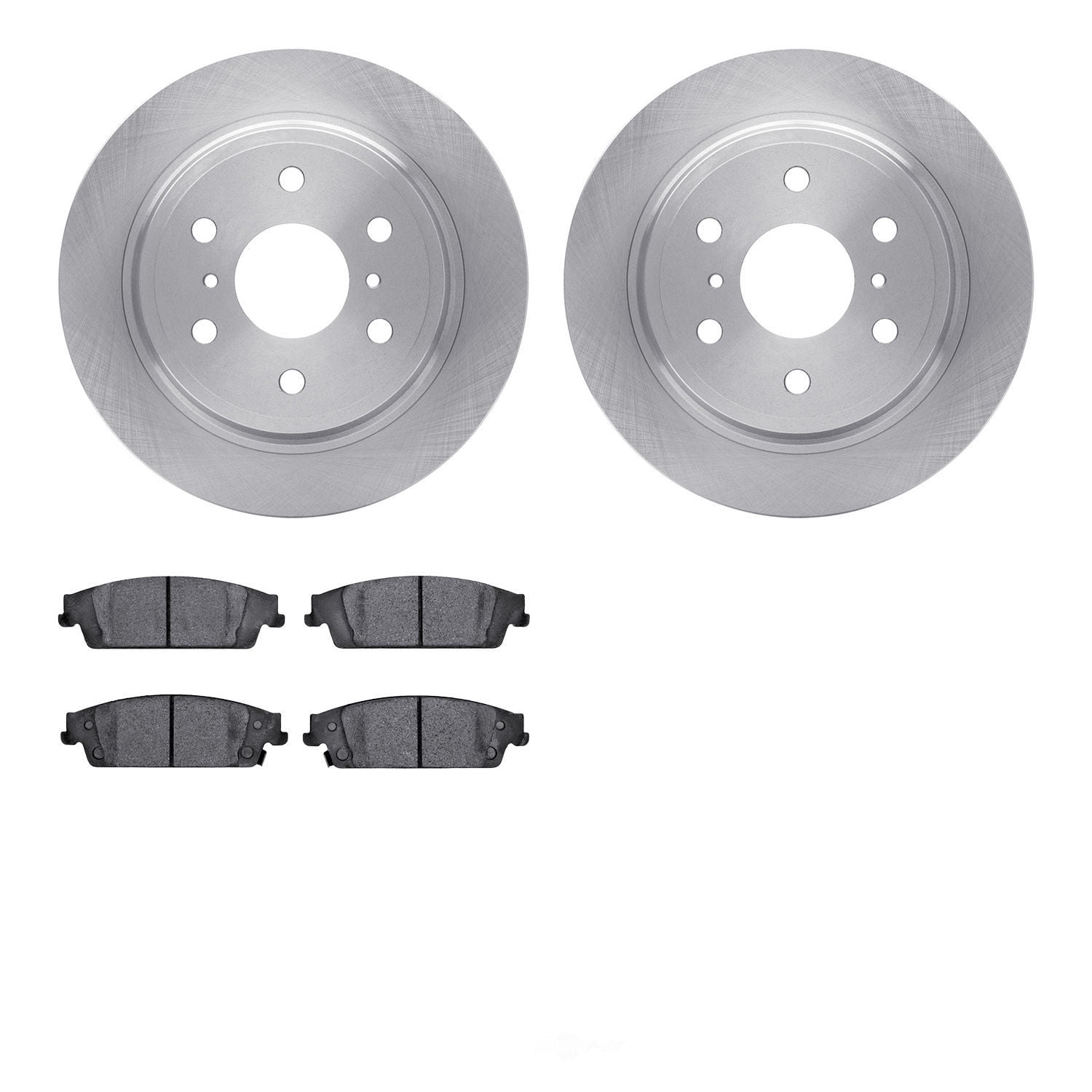 Dynamic Friction Company 6502-48310 DFC Brake Rotor with 5000 Advanced Brake Pads
