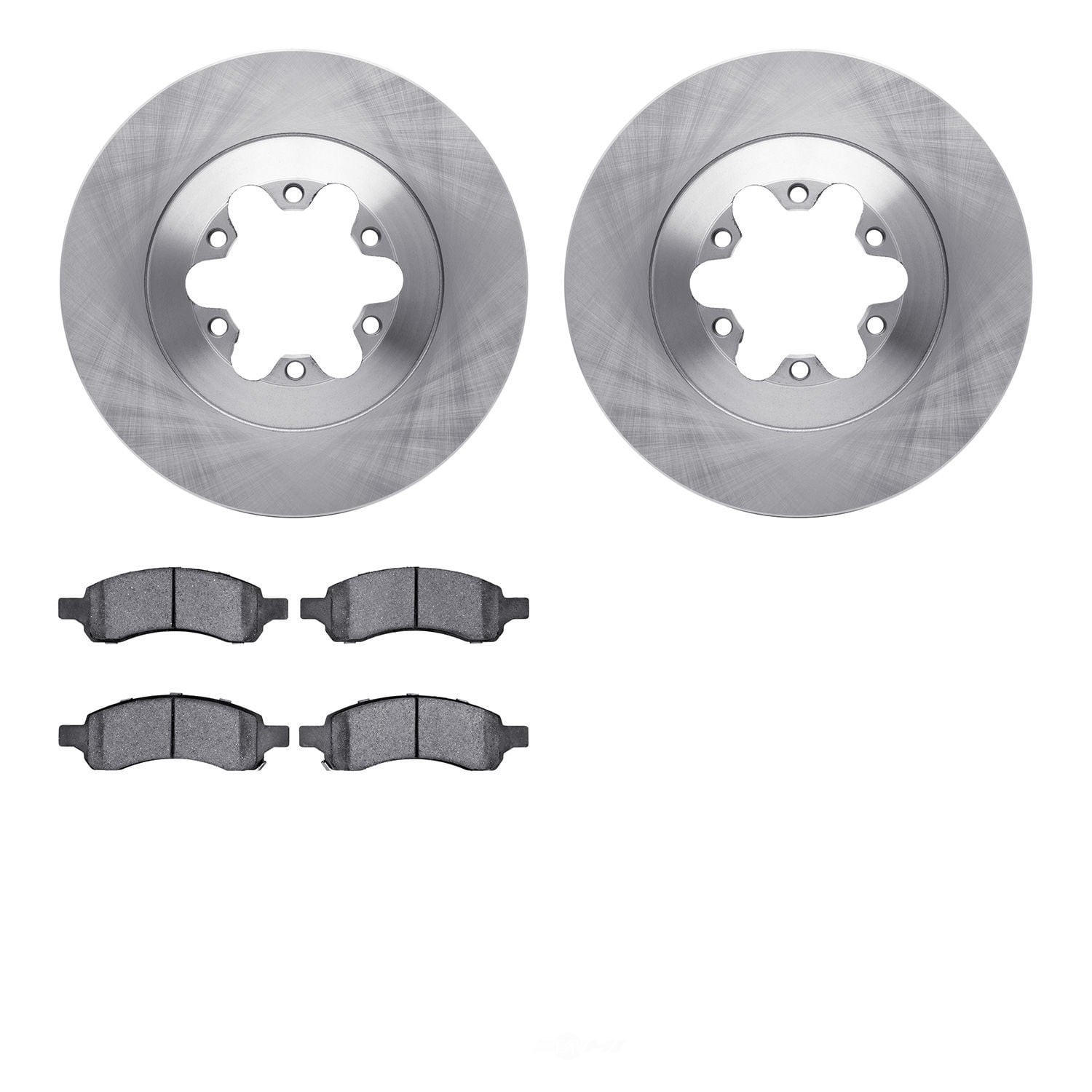 Dynamic Friction Company 6502-48330 DFC Brake Rotor with 5000 Advanced Brake Pads