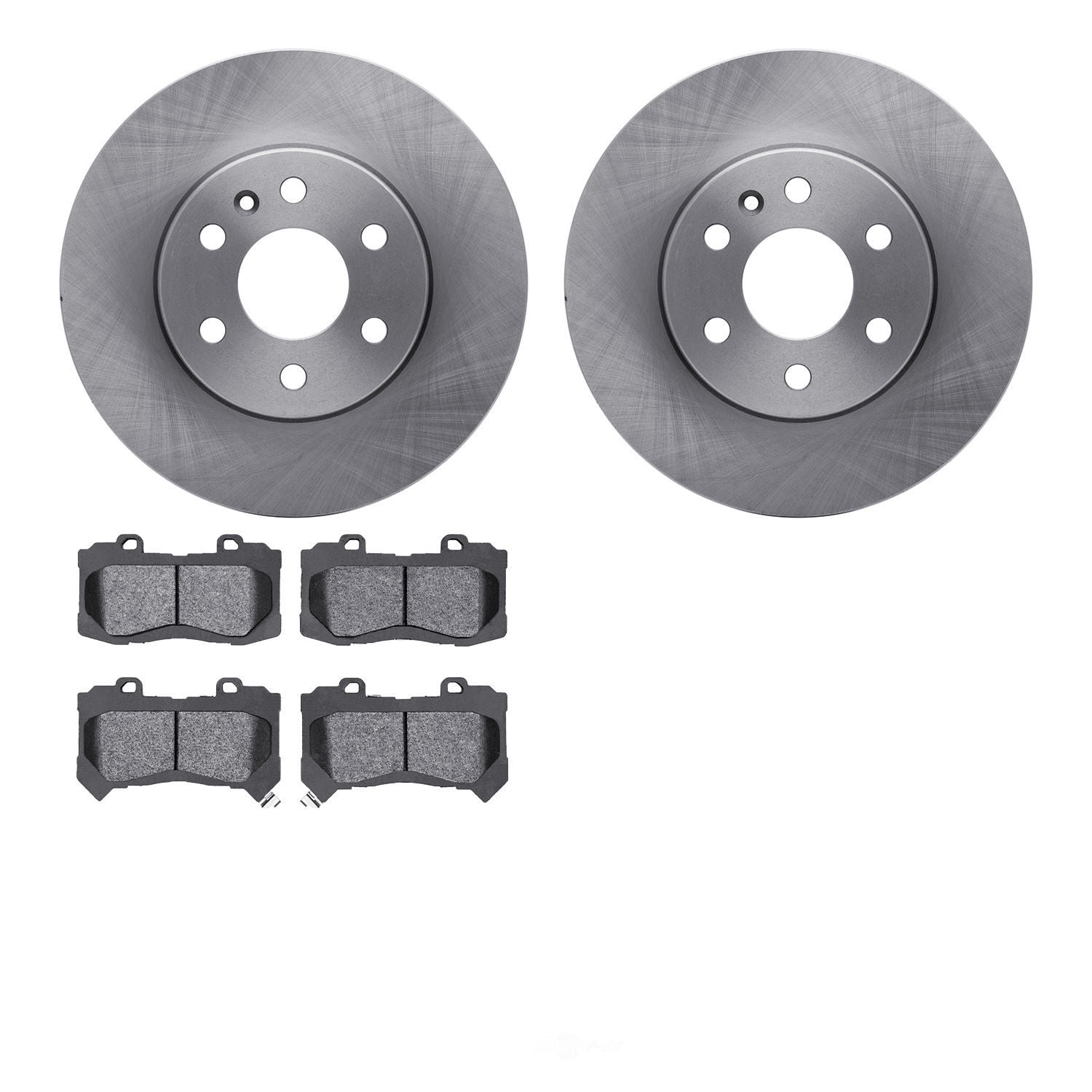 Dynamic Friction Company 6502-48345 DFC Brake Rotor with 5000 Advanced Brake Pads