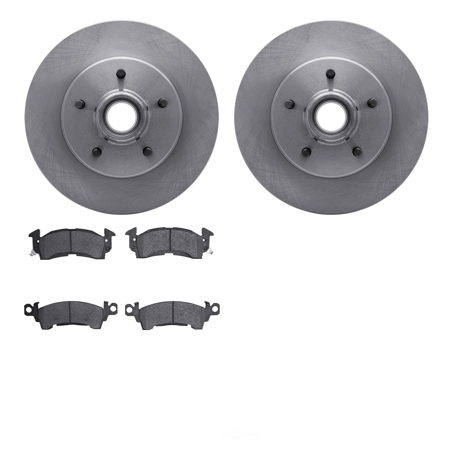 Dynamic Friction Company 6502-51001 DFC Brake Rotor with 5000 Advanced Brake Pads