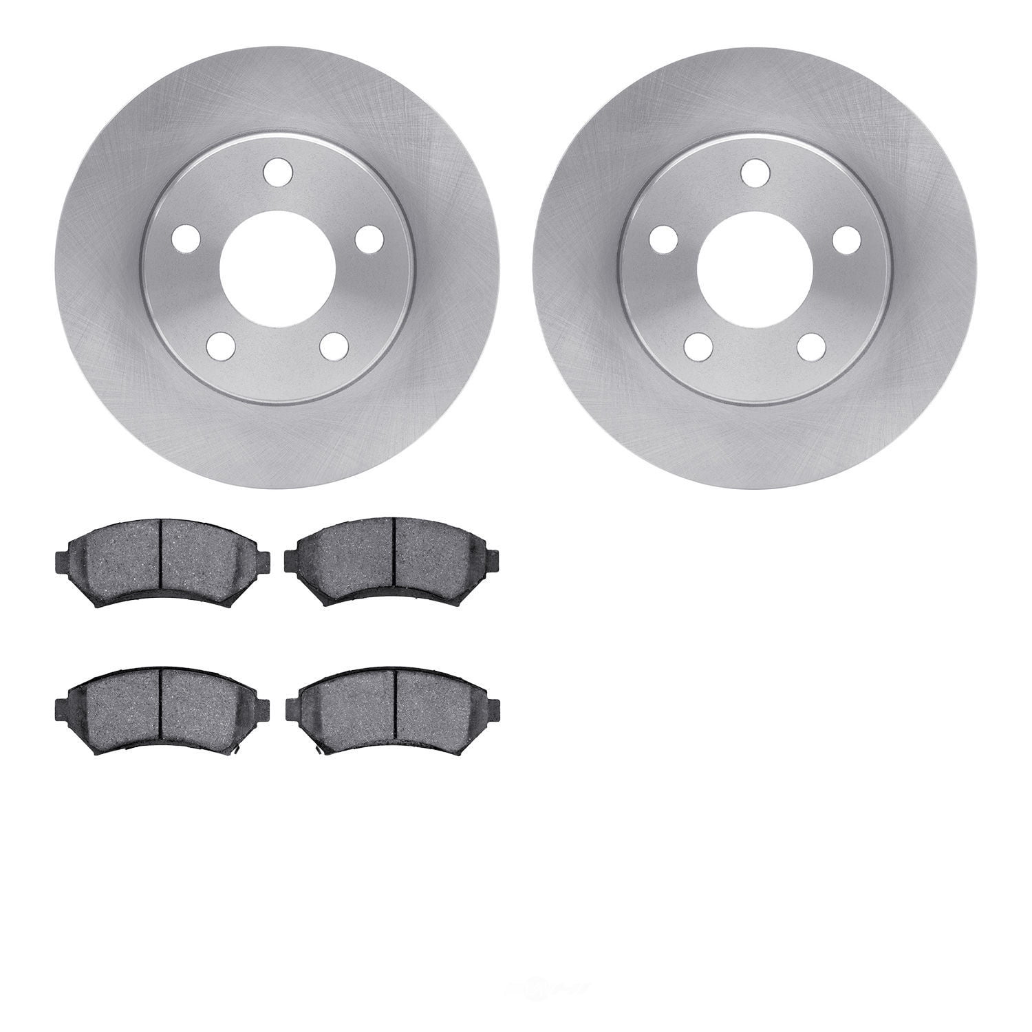Dynamic Friction Company 6502-52035 DFC Brake Rotor with 5000 Advanced Brake Pads