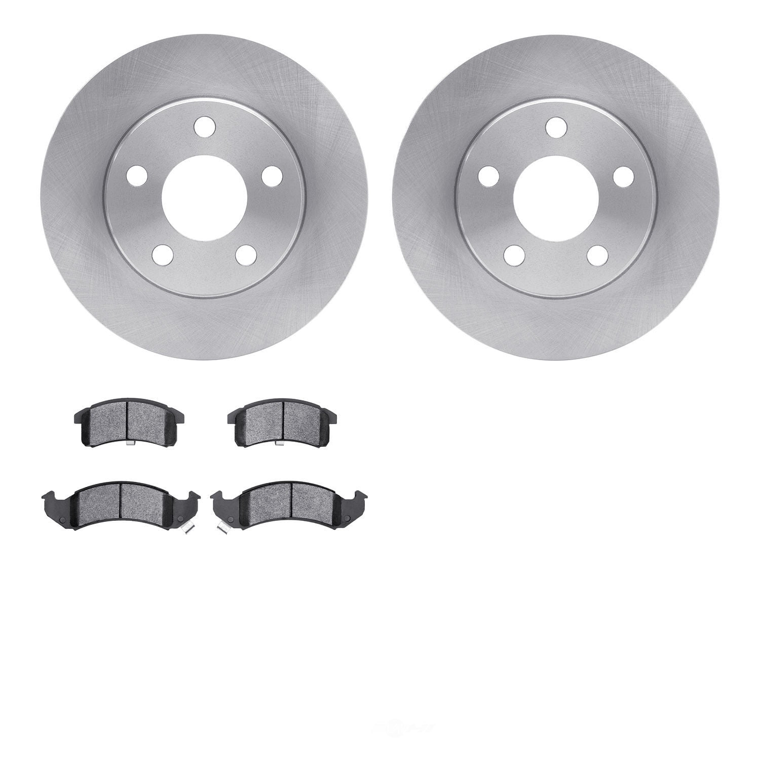 Dynamic Friction Company 6502-52066 DFC Brake Rotor with 5000 Advanced Brake Pads