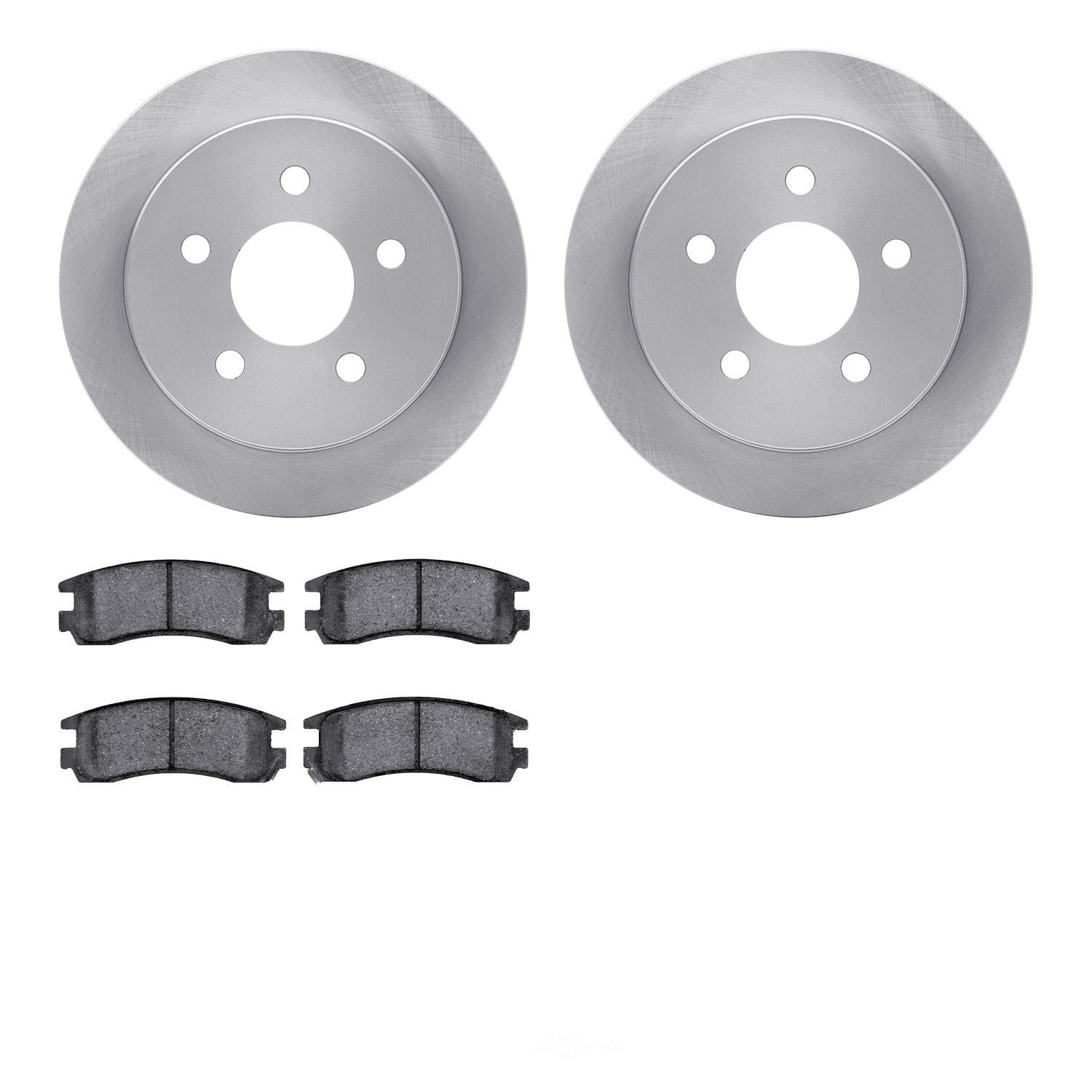 Dynamic Friction Company 6502-52069 DFC Brake Rotor with 5000 Advanced Brake Pads