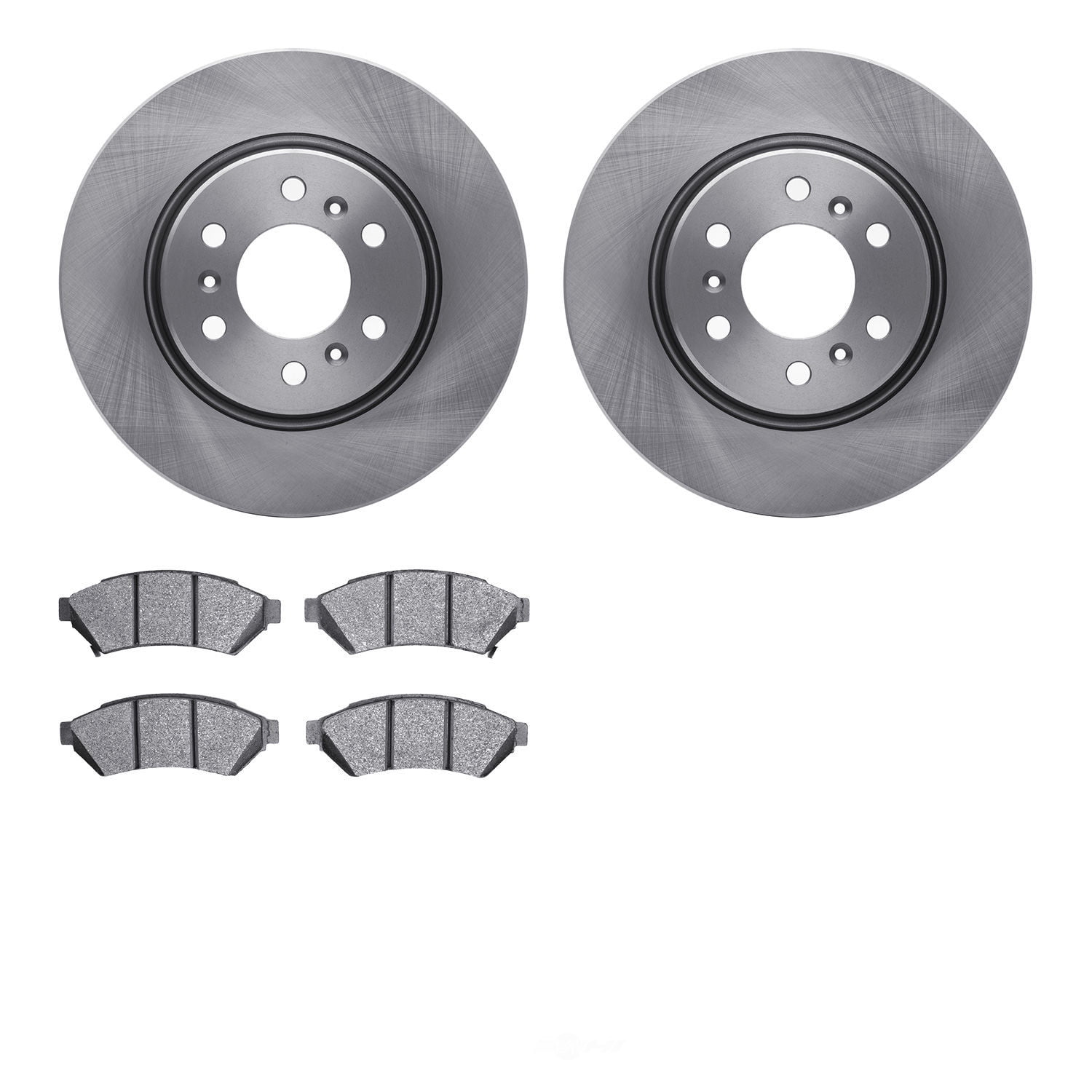 Dynamic Friction Company 6502-52110 DFC Brake Rotor with 5000 Advanced Brake Pads