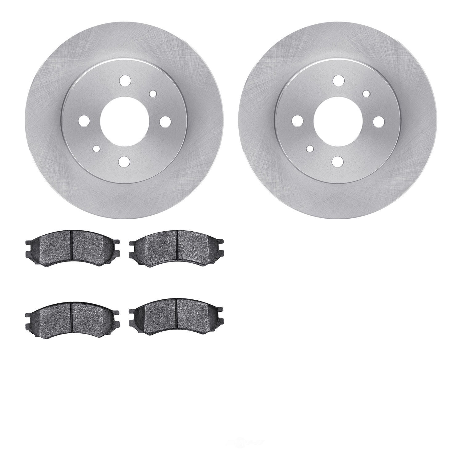 Dynamic Friction Company 6502-53016 DFC Brake Rotor with 5000 Advanced Brake Pads