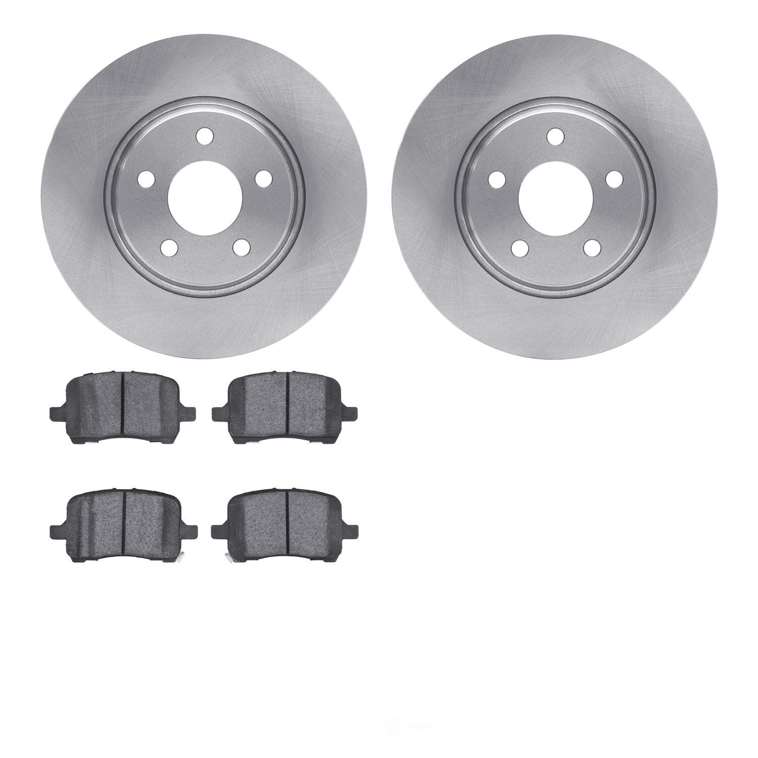 Dynamic Friction Company 6502-53025 DFC Brake Rotor with 5000 Advanced Brake Pads