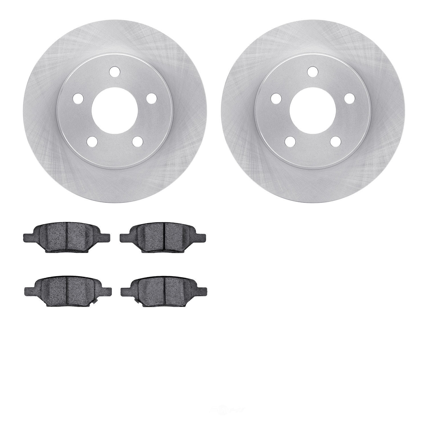 Dynamic Friction Company 6502-53031 DFC Brake Rotor with 5000 Advanced Brake Pads