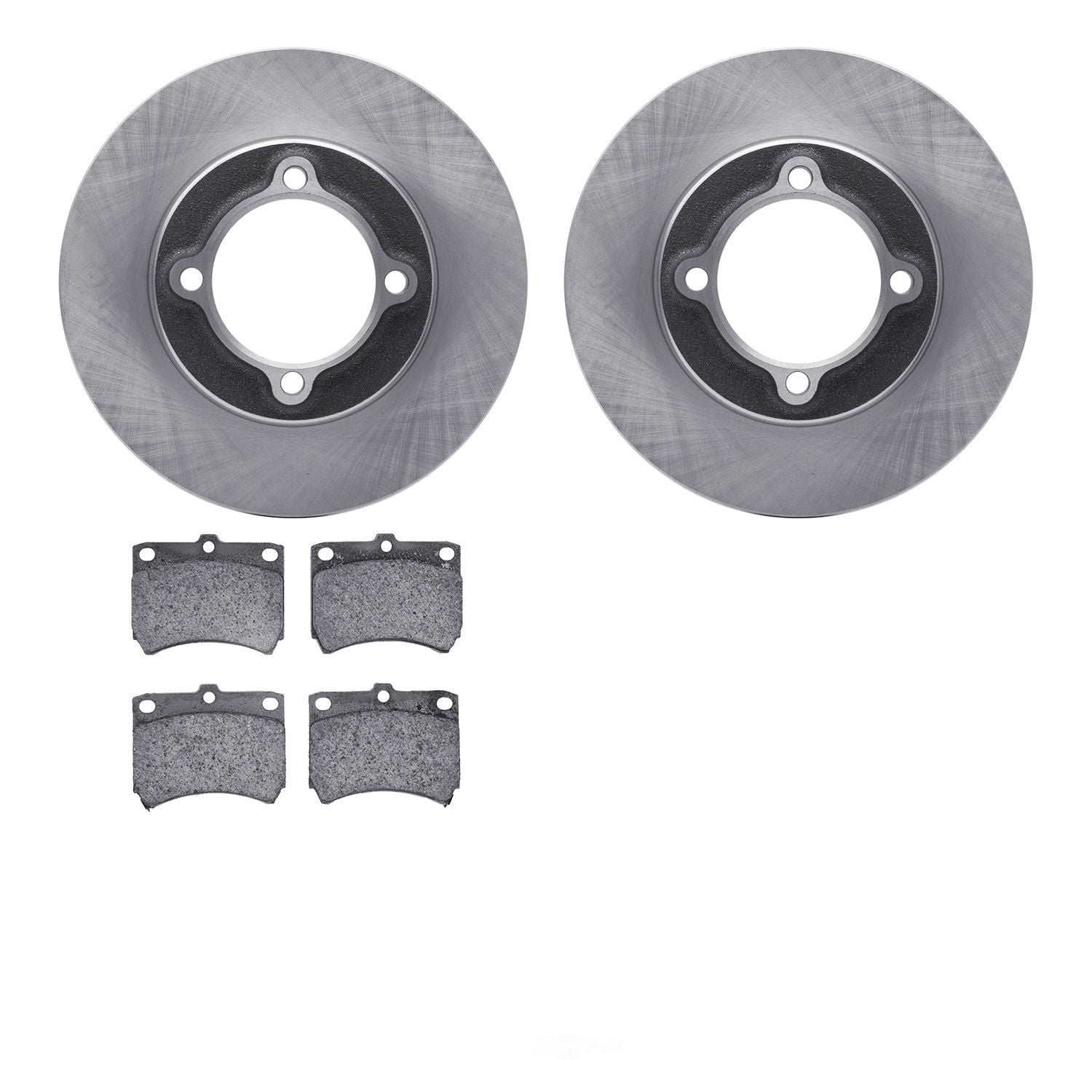 Dynamic Friction Company 6502-54222 DFC Brake Rotor with 5000 Advanced Brake Pads