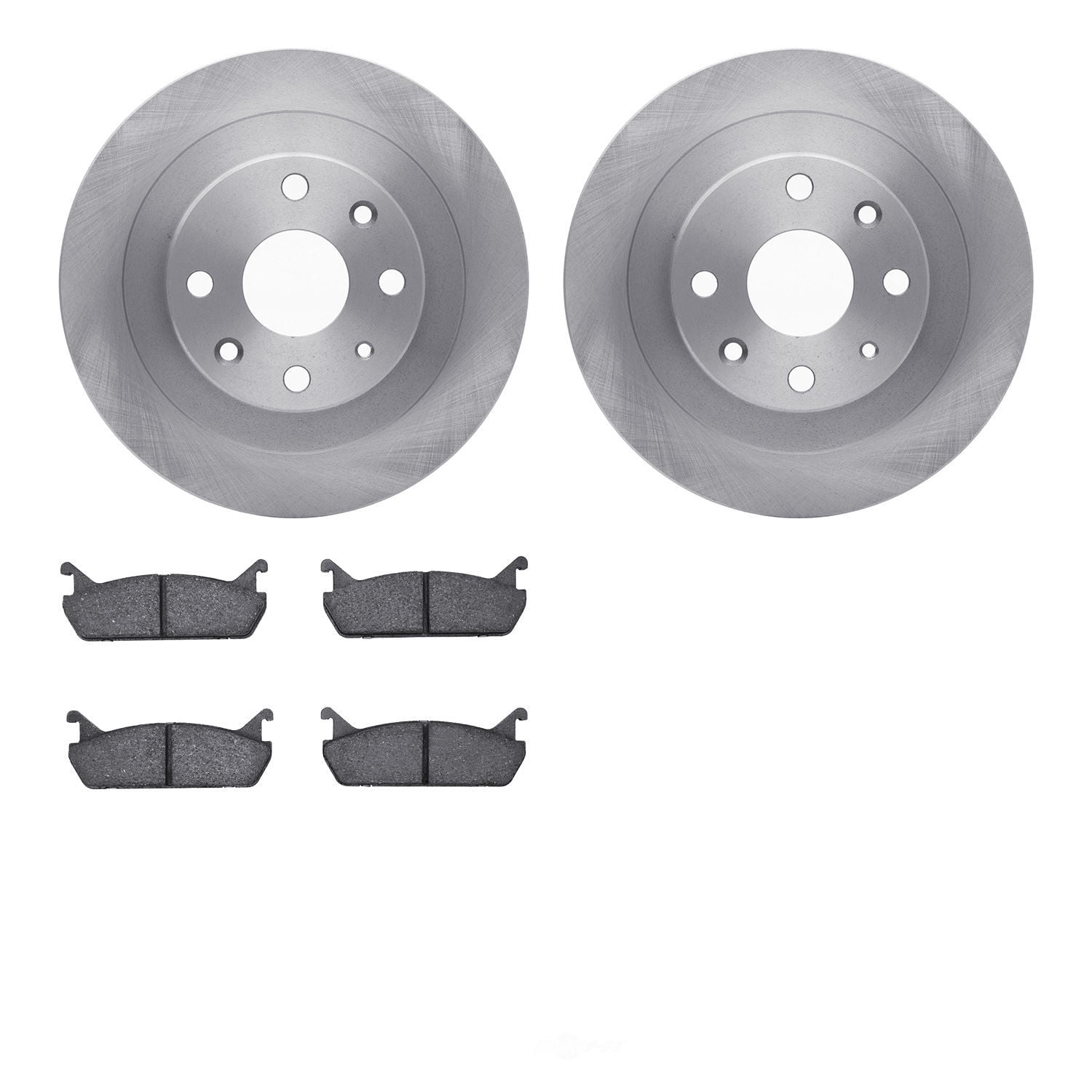 Dynamic Friction Company 6502-54233 DFC Brake Rotor with 5000 Advanced Brake Pads