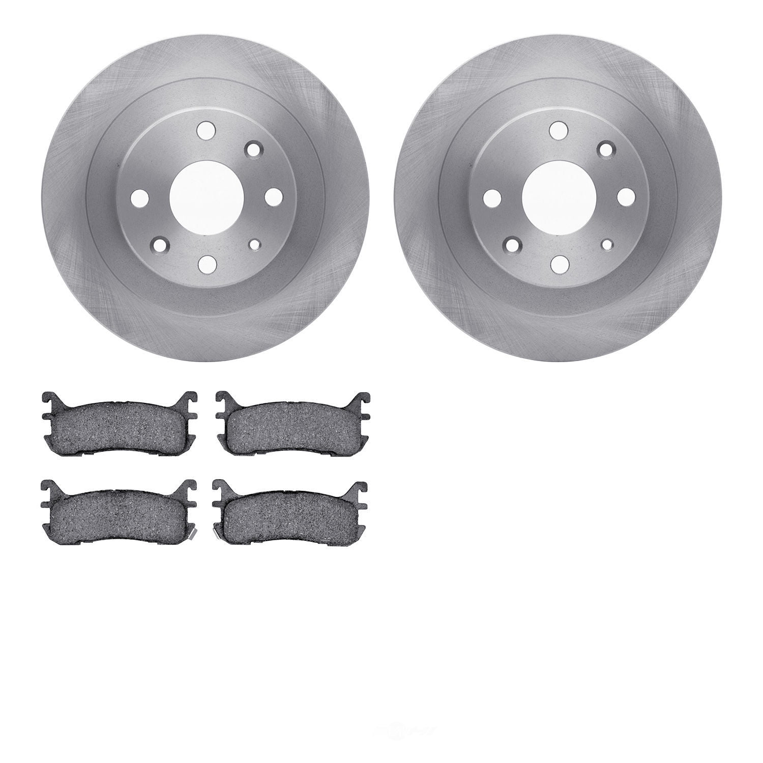 Dynamic Friction Company 6502-54234 DFC Brake Rotor with 5000 Advanced Brake Pads