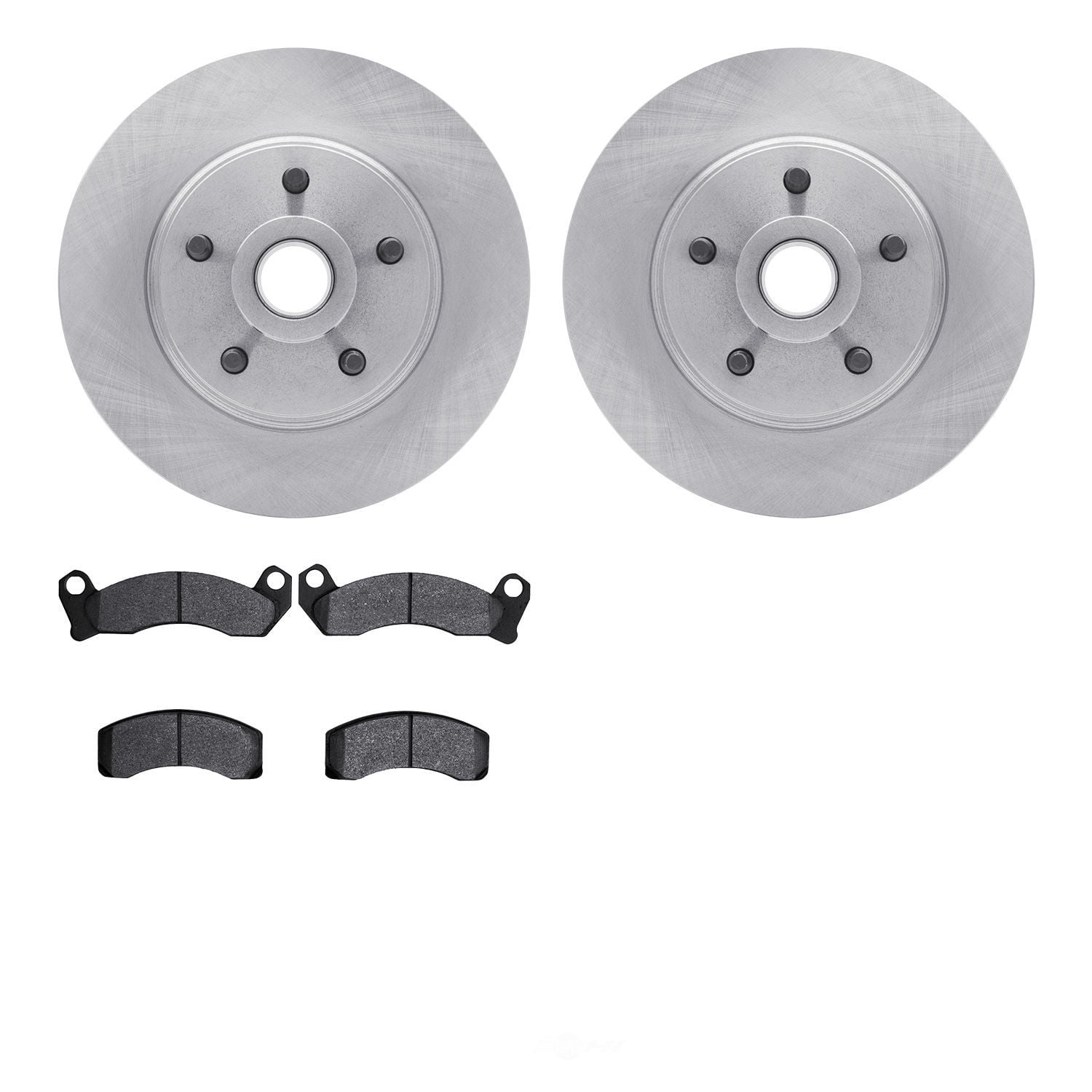 Dynamic Friction Company 6502-54273 DFC Brake Rotor with 5000 Advanced Brake Pads