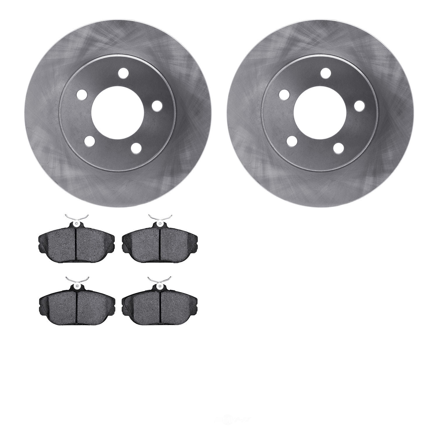 Dynamic Friction Company 6502-54302 DFC Brake Rotor with 5000 Advanced Brake Pads