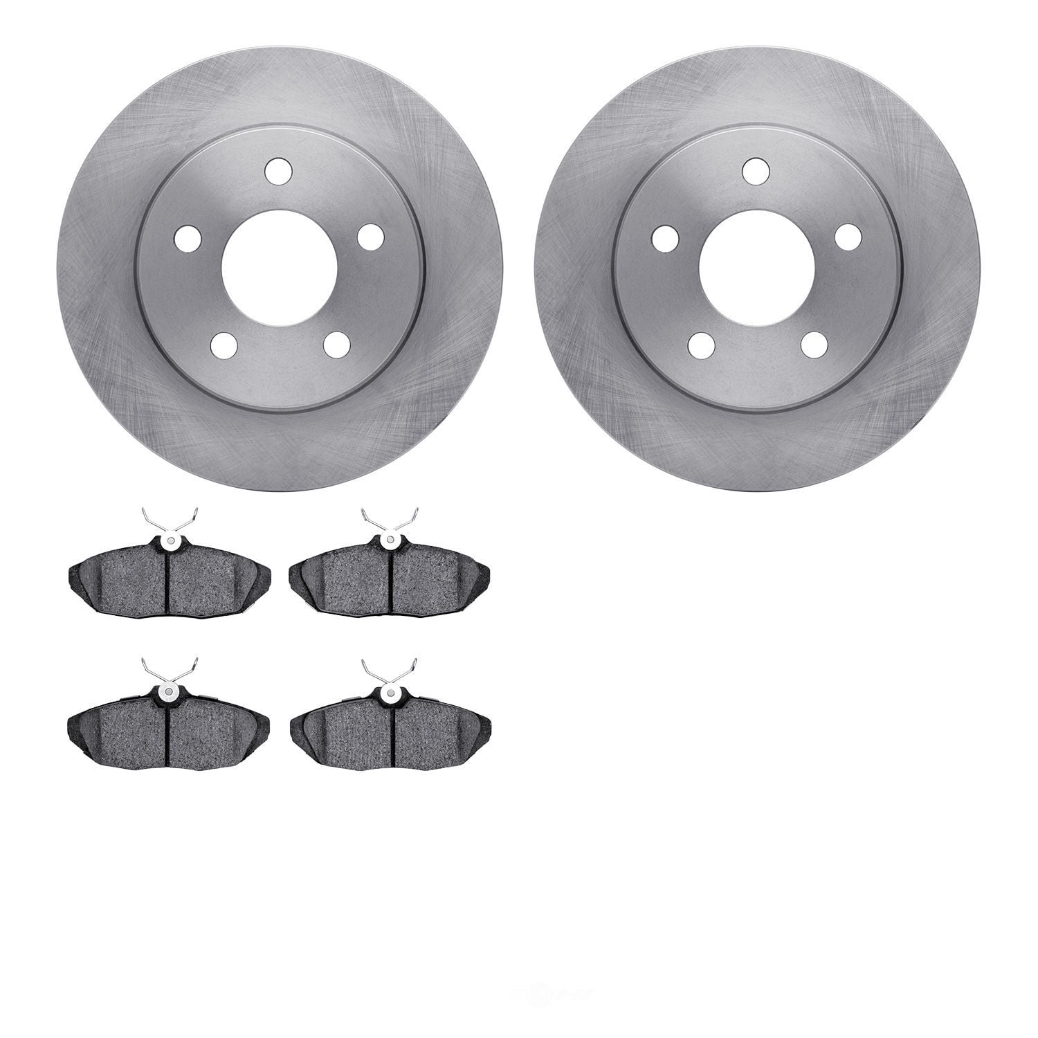 Dynamic Friction Company 6502-54315 DFC Brake Rotor with 5000 Advanced Brake Pads