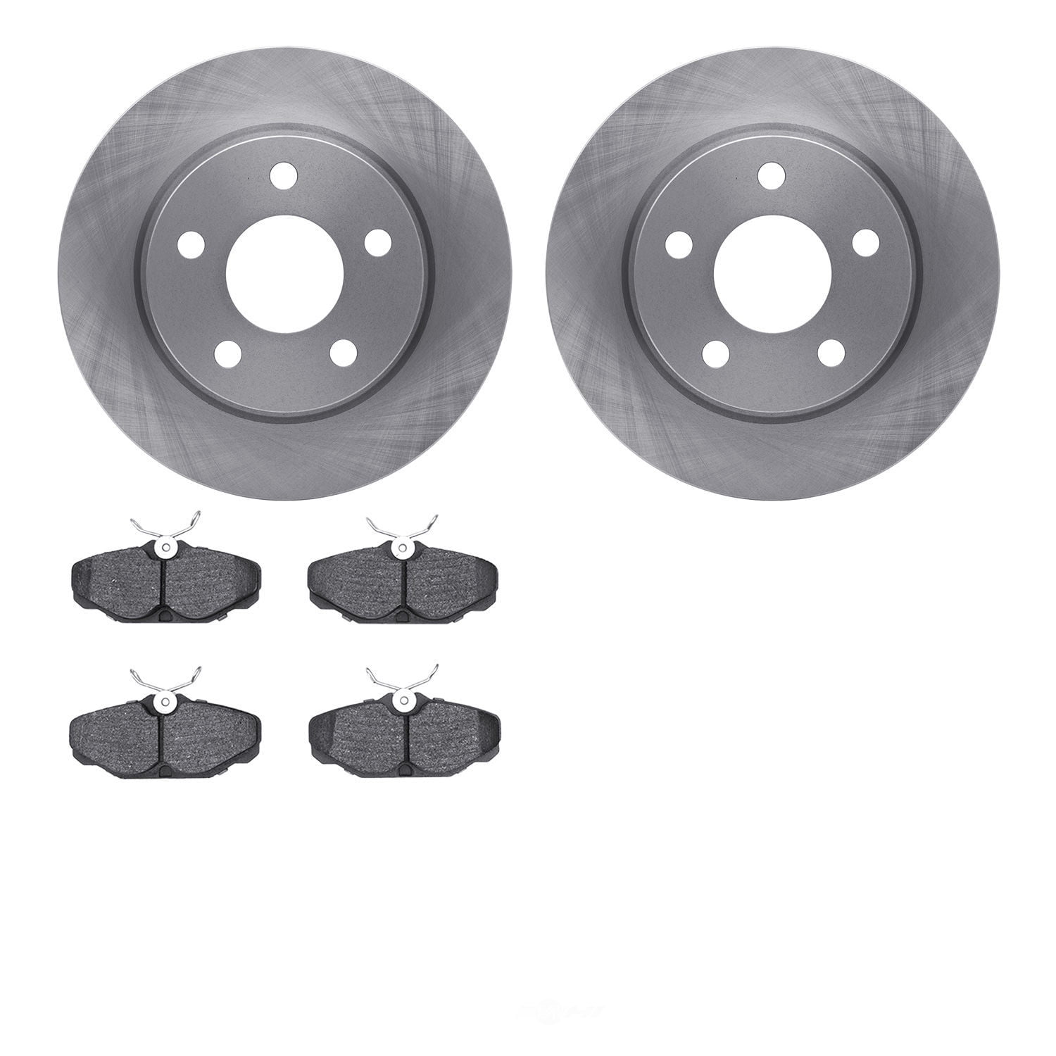 Dynamic Friction Company 6502-54318 DFC Brake Rotor with 5000 Advanced Brake Pads