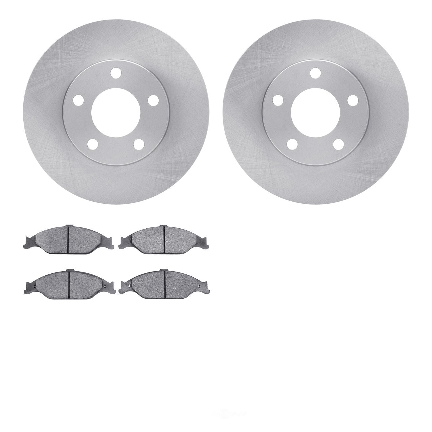 Dynamic Friction Company 6502-54323 DFC Brake Rotor with 5000 Advanced Brake Pads
