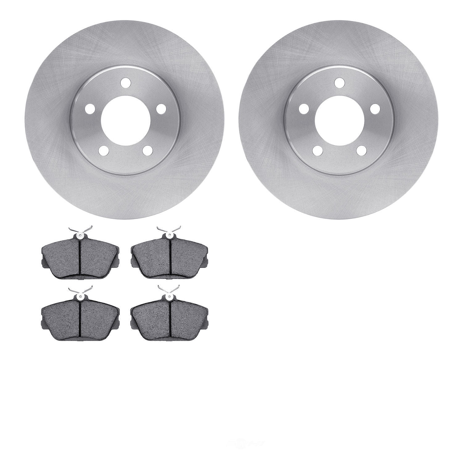 Dynamic Friction Company 6502-54338 DFC Brake Rotor with 5000 Advanced Brake Pads