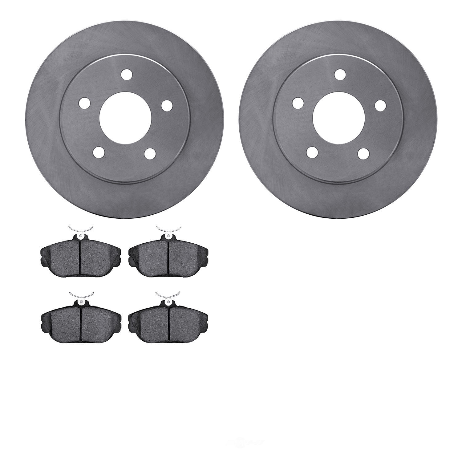 Dynamic Friction Company 6502-54349 DFC Brake Rotor with 5000 Advanced Brake Pads