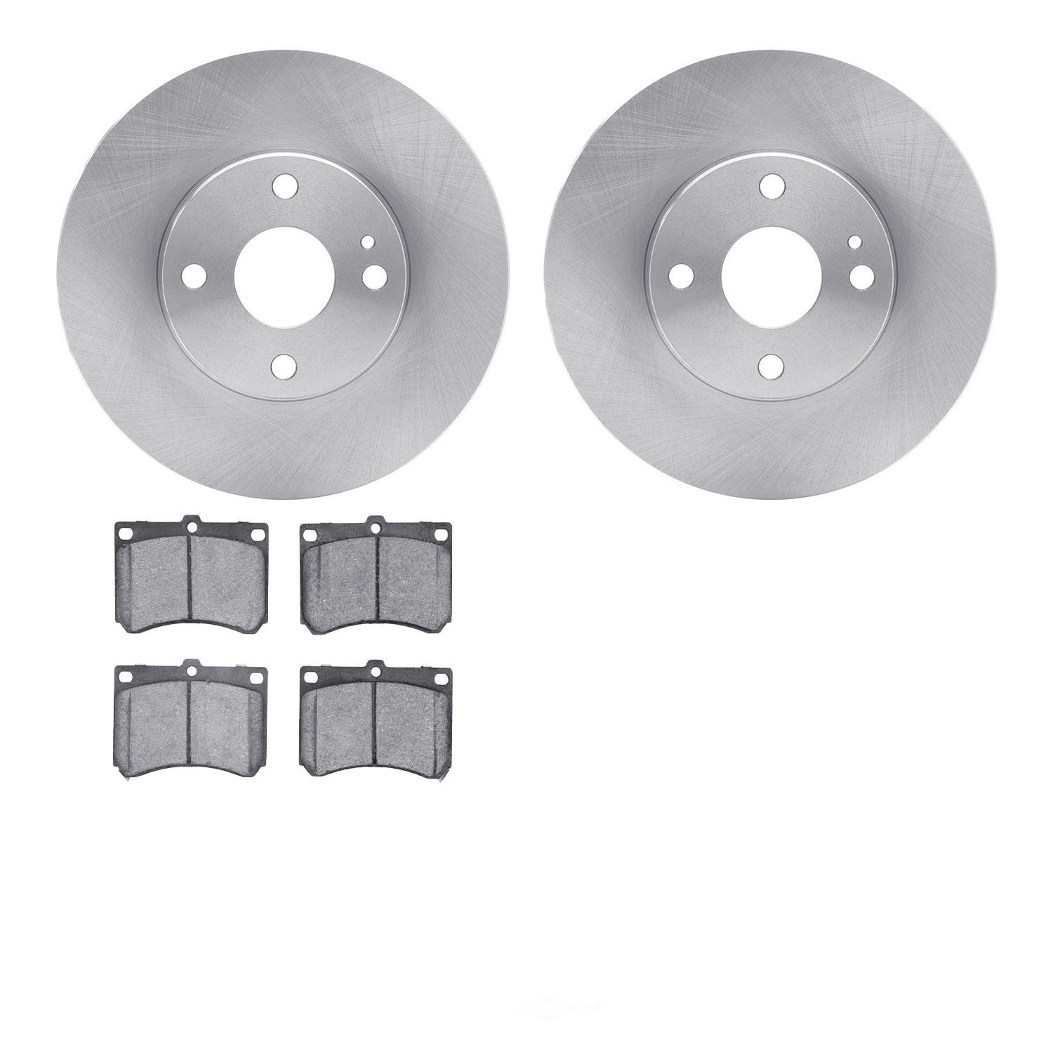Dynamic Friction Company 6502-55010 DFC Brake Rotor with 5000 Advanced Brake Pads