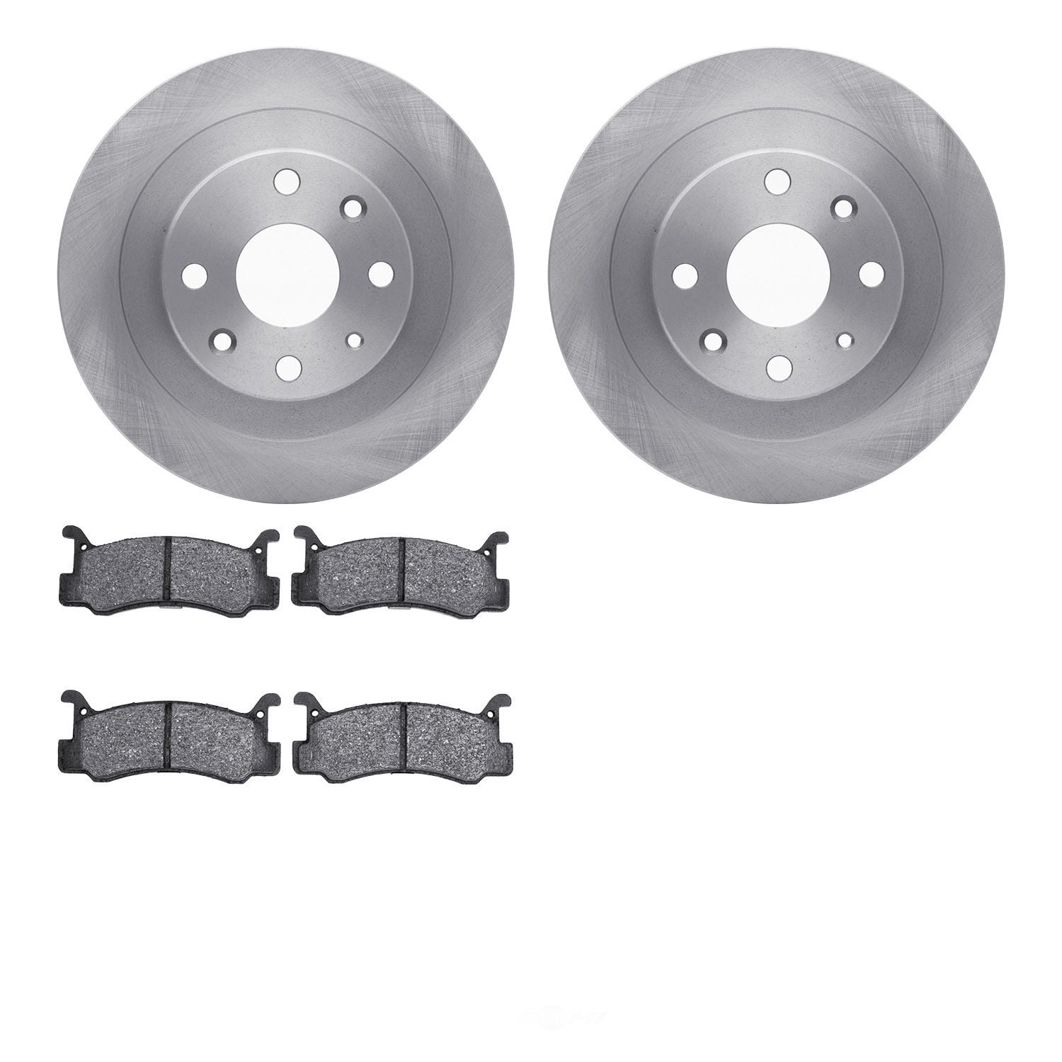 Dynamic Friction Company 6502-55013 DFC Brake Rotor with 5000 Advanced Brake Pads