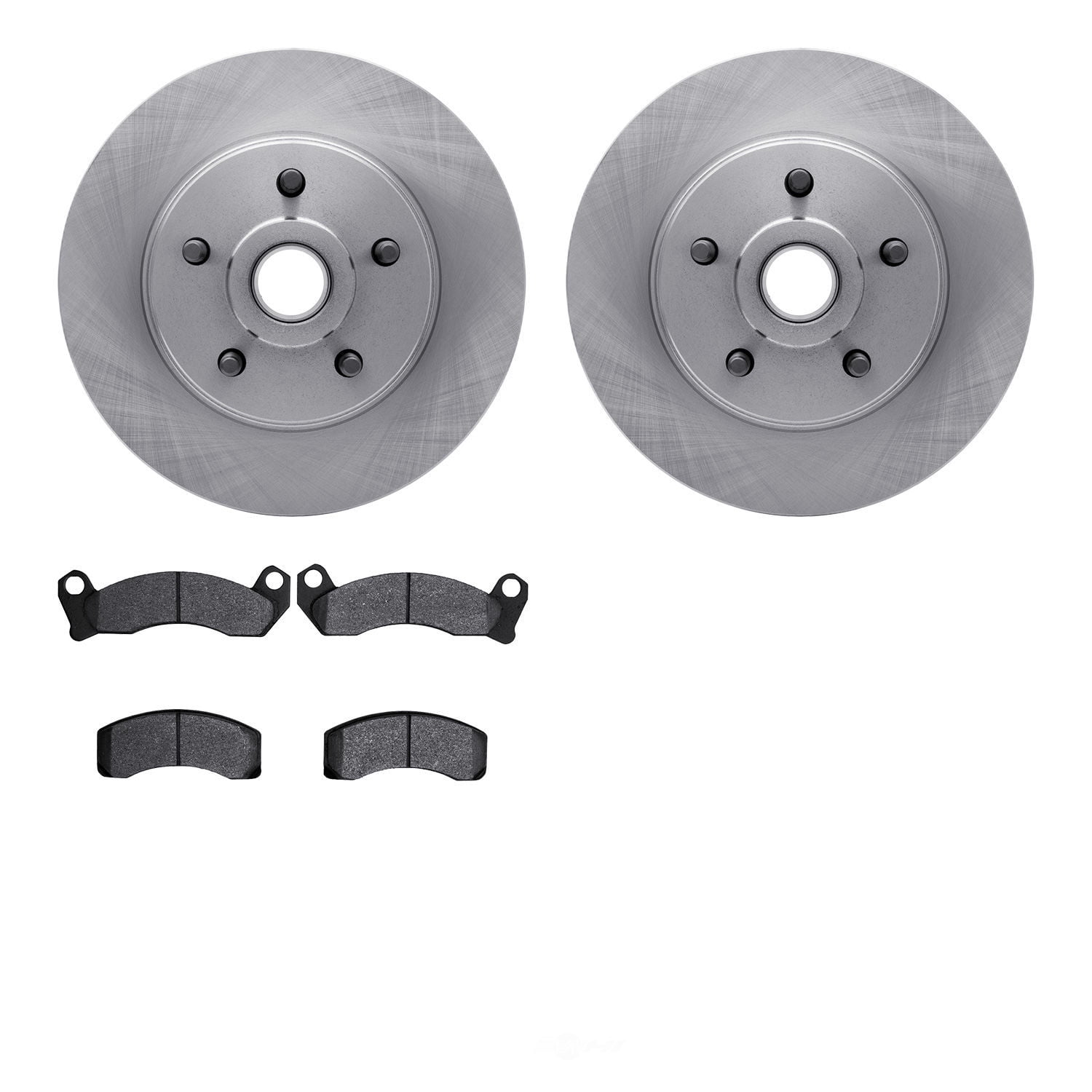 Dynamic Friction Company 6502-55014 DFC Brake Rotor with 5000 Advanced Brake Pads