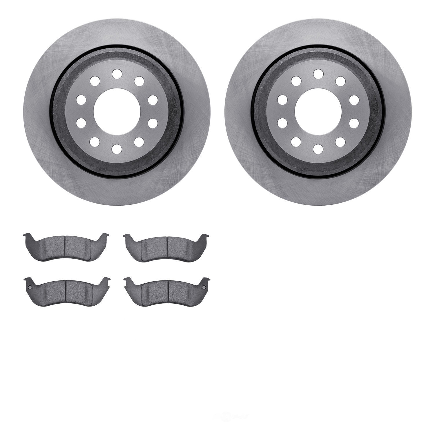 Dynamic Friction Company 6502-55017 DFC Brake Rotor with 5000 Advanced Brake Pads
