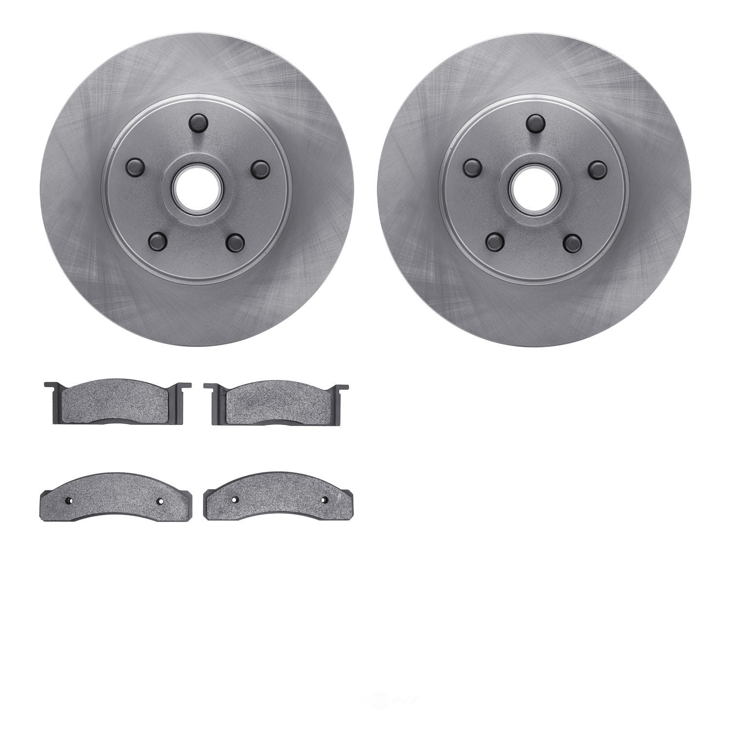 Dynamic Friction Company 6502-55025 DFC Brake Rotors & Drums - Slotted - Silver