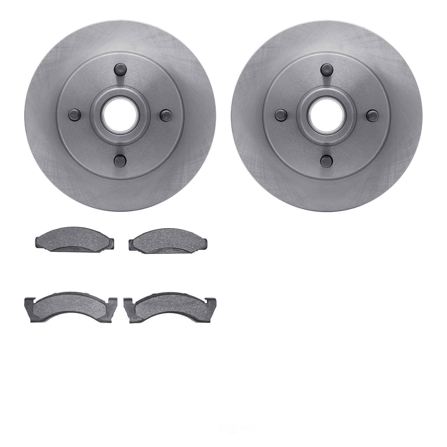 Dynamic Friction Company 6502-55046 DFC Brake Rotor with 5000 Advanced Brake Pads