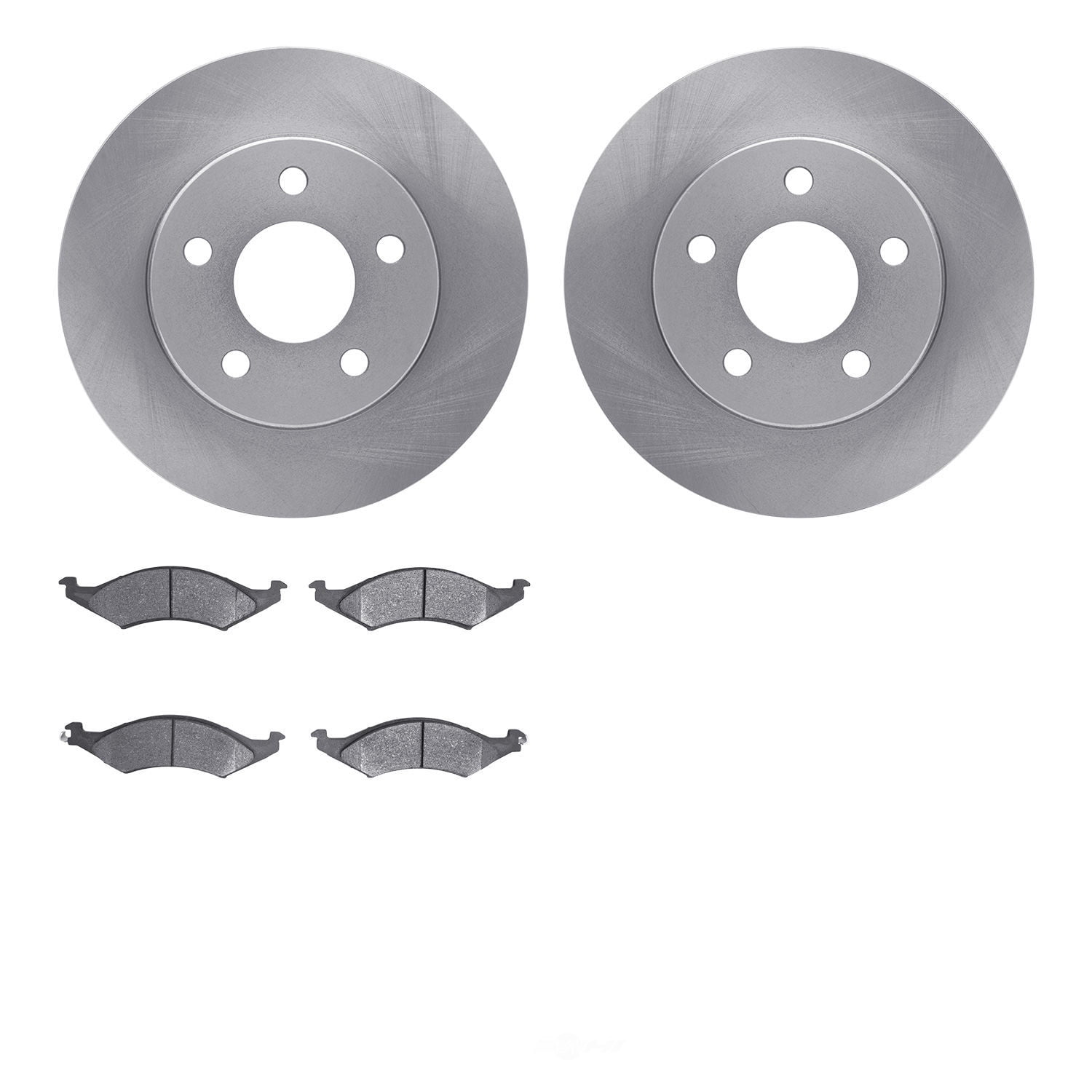 Dynamic Friction Company 6502-55069 DFC Brake Rotor with 5000 Advanced Brake Pads