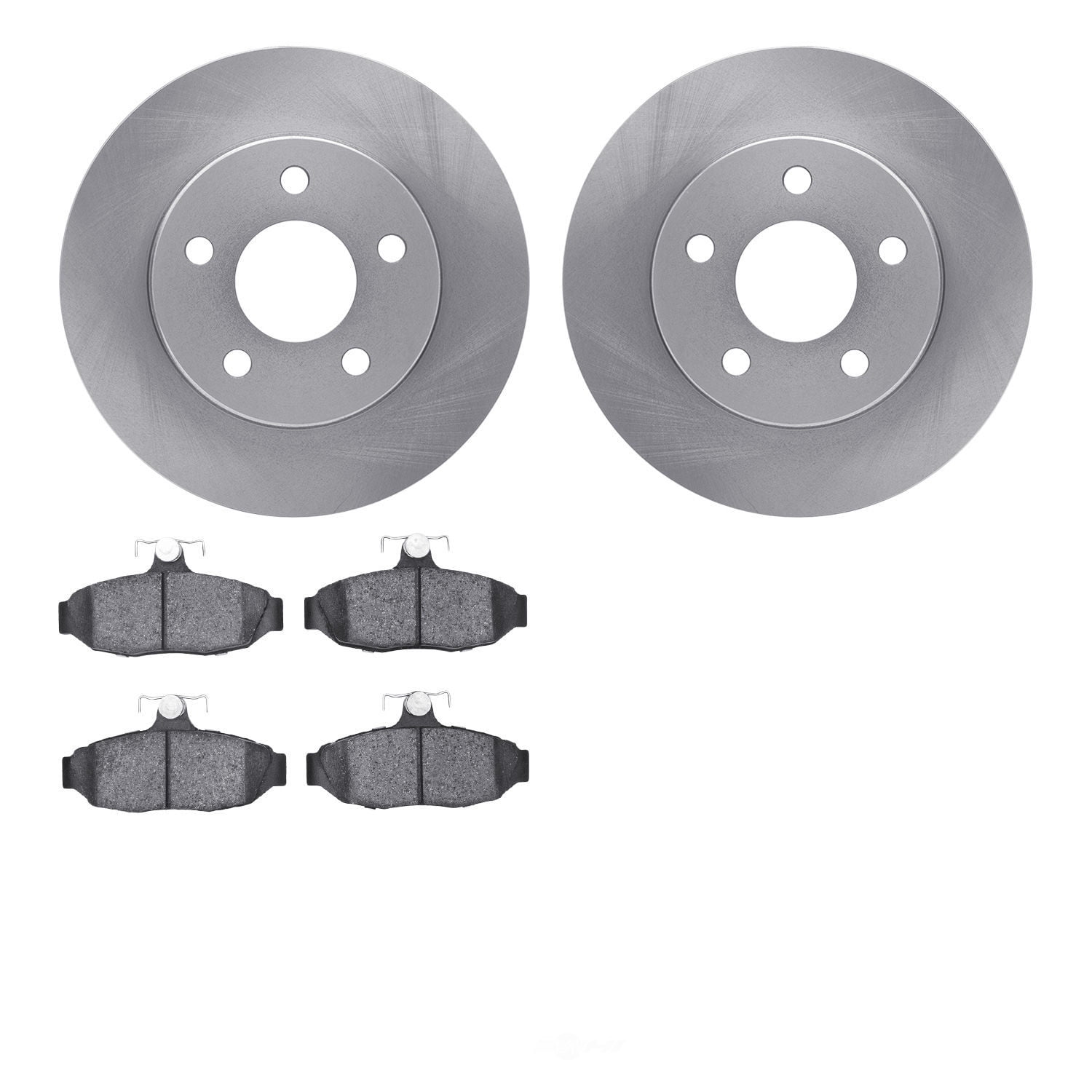 Dynamic Friction Company 6502-55071 DFC Brake Rotor with 5000 Advanced Brake Pads