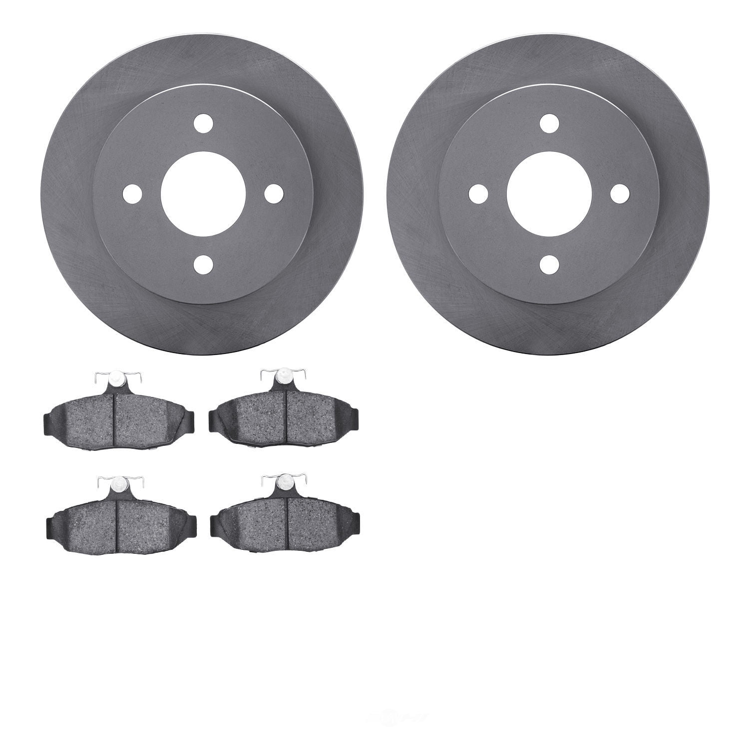 Dynamic Friction Company 6502-55087 DFC Brake Rotor with 5000 Advanced Brake Pads