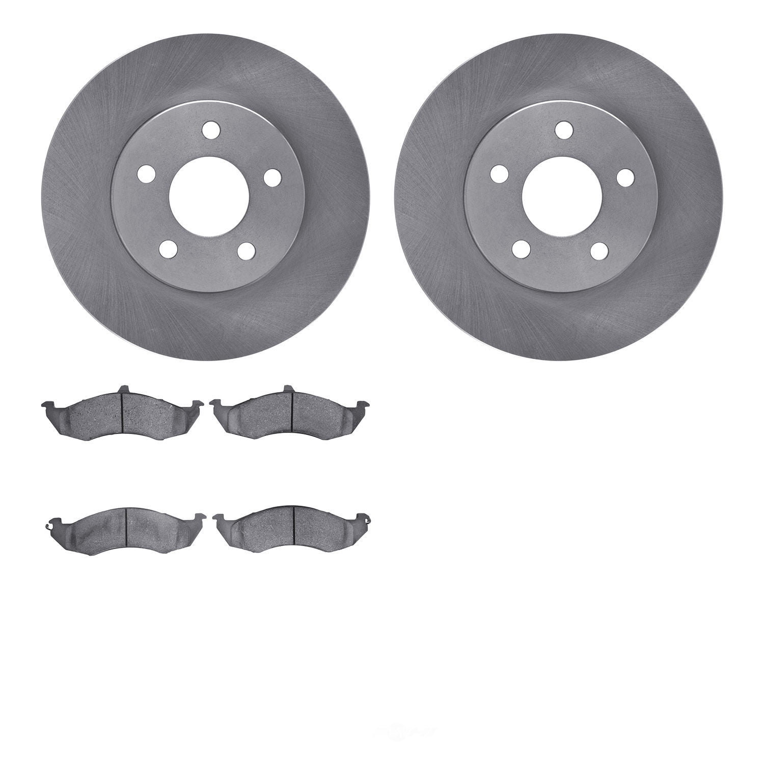 Dynamic Friction Company 6502-55099 DFC Brake Rotor with 5000 Advanced Brake Pads