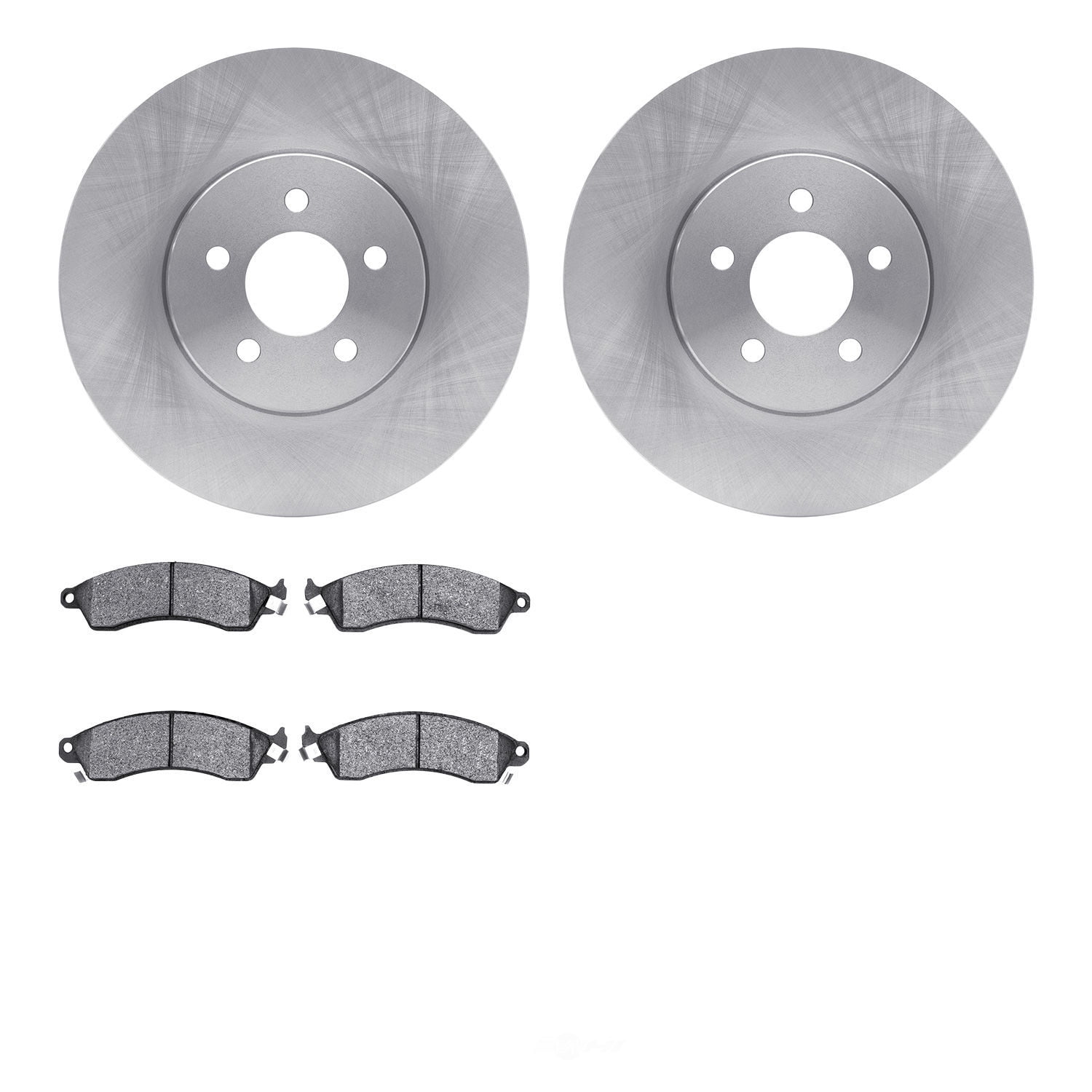 Dynamic Friction Company 6502-55135 DFC Brake Rotor with 5000 Advanced Brake Pads