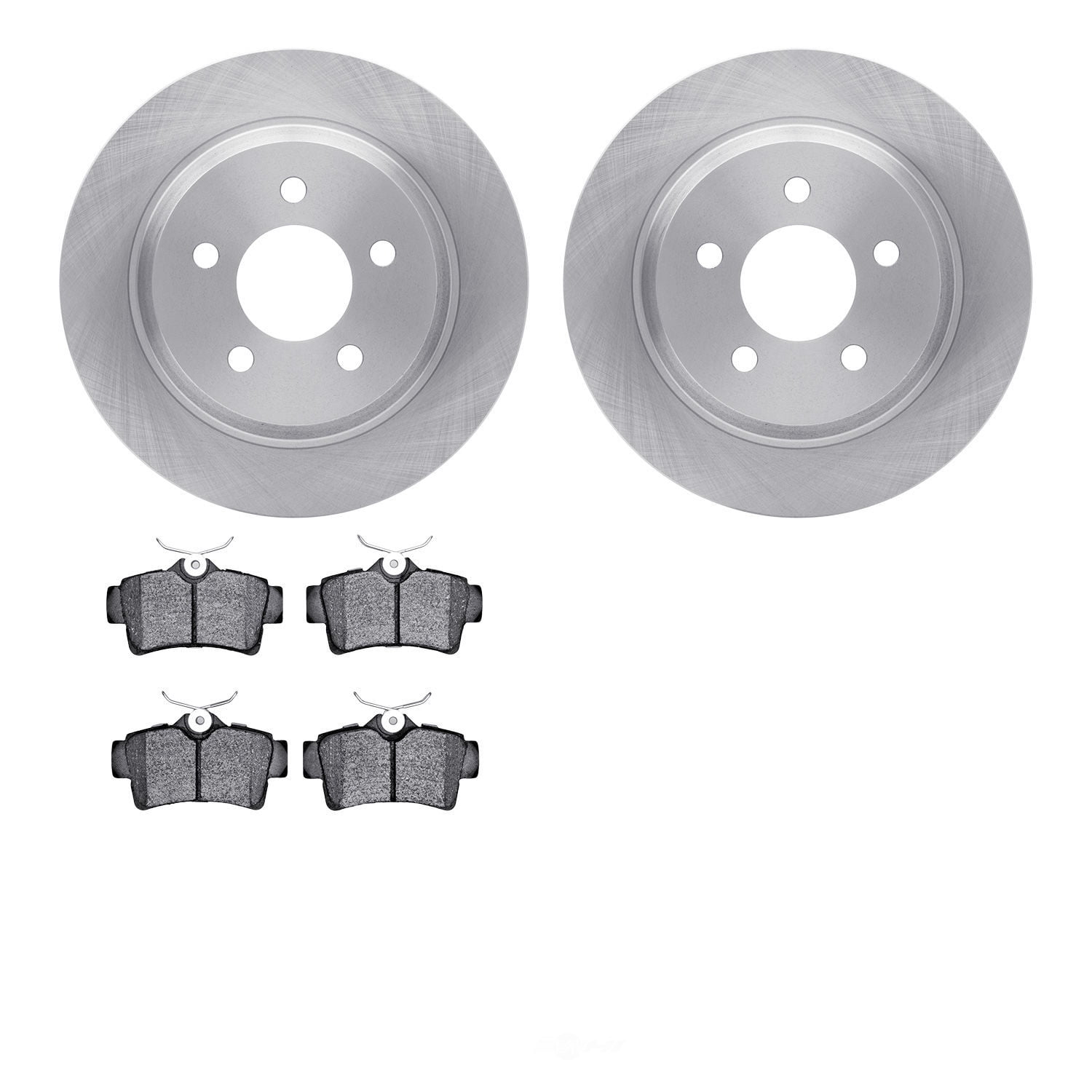 Dynamic Friction Company 6502-55138 DFC Brake Rotor with 5000 Advanced Brake Pads