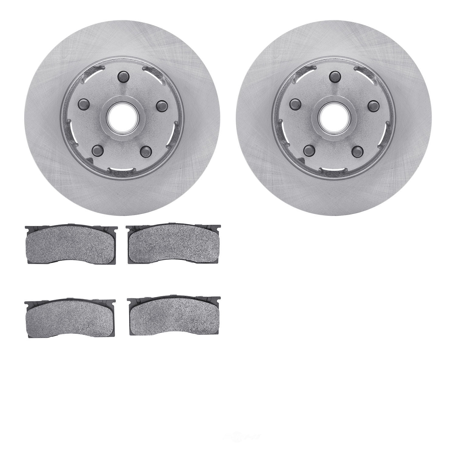 Dynamic Friction Company 6502-55153 DFC Brake Rotors & Drums - Slotted - Silver