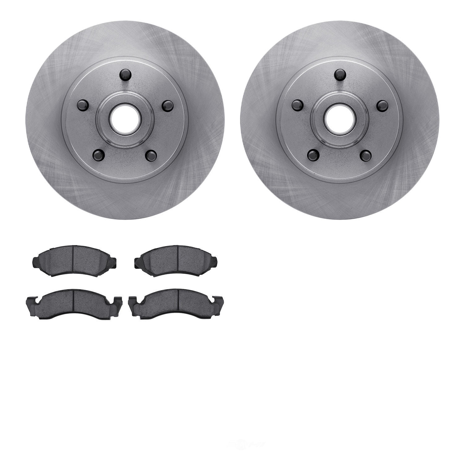 Dynamic Friction Company 6502-56031 DFC Brake Rotor with 5000 Advanced Brake Pads