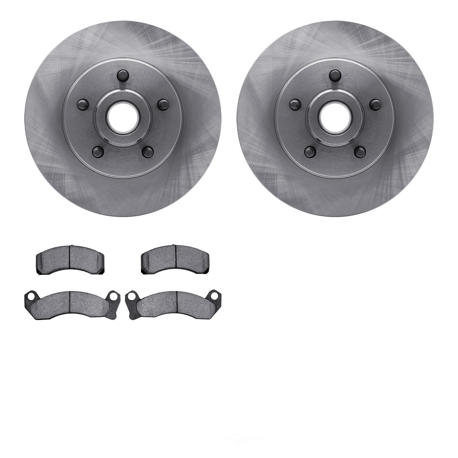 Dynamic Friction Company 6502-56035 DFC Brake Rotor with 5000 Advanced Brake Pads