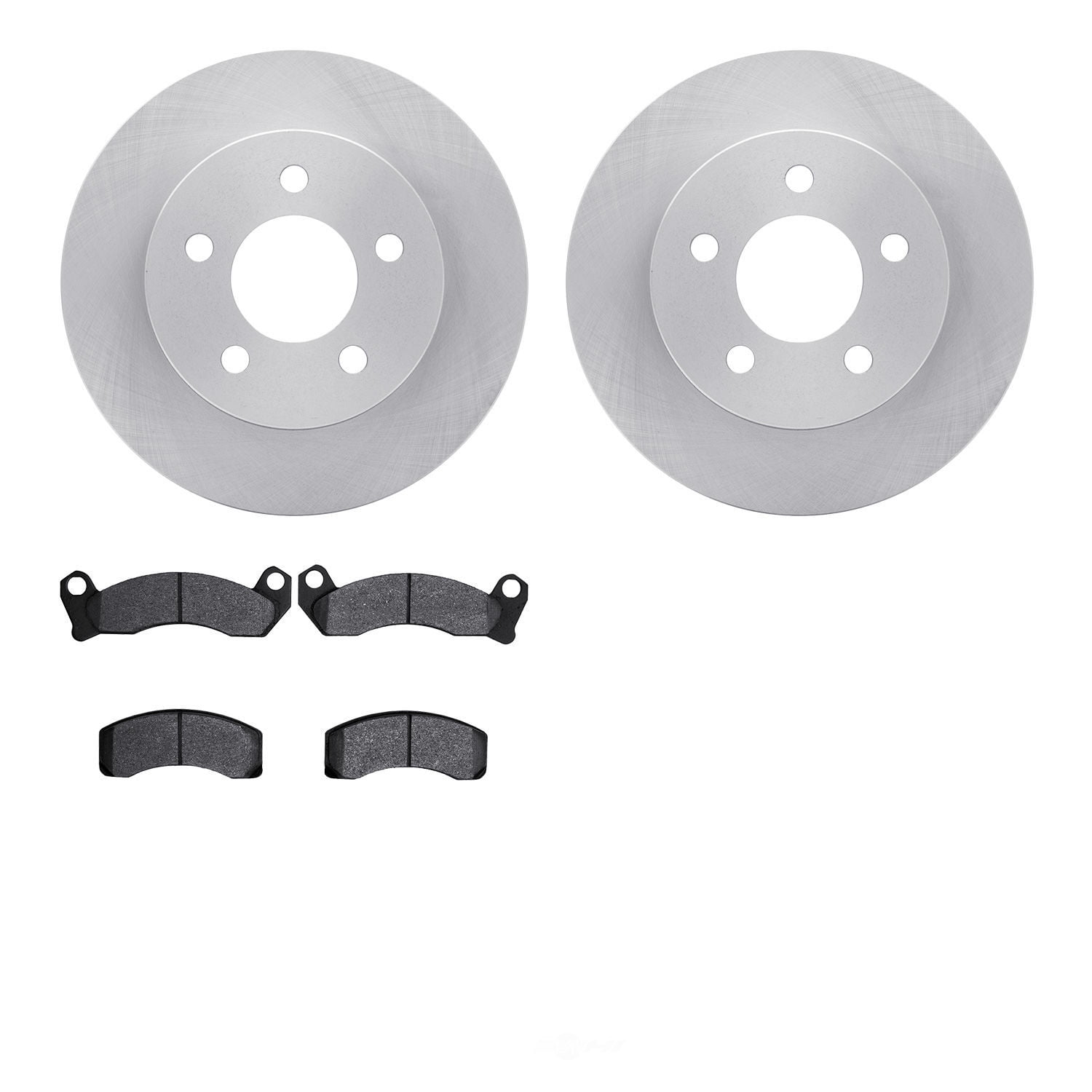 Dynamic Friction Company 6502-56040 DFC Brake Rotor with 5000 Advanced Brake Pads